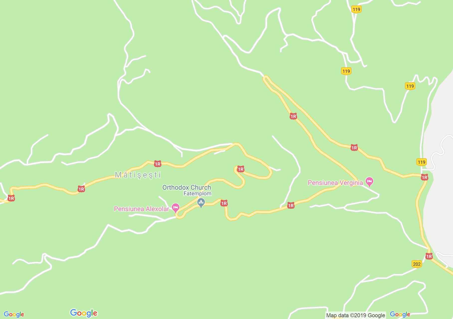 Hartă Mătişeşti: Cabana Olăreşti