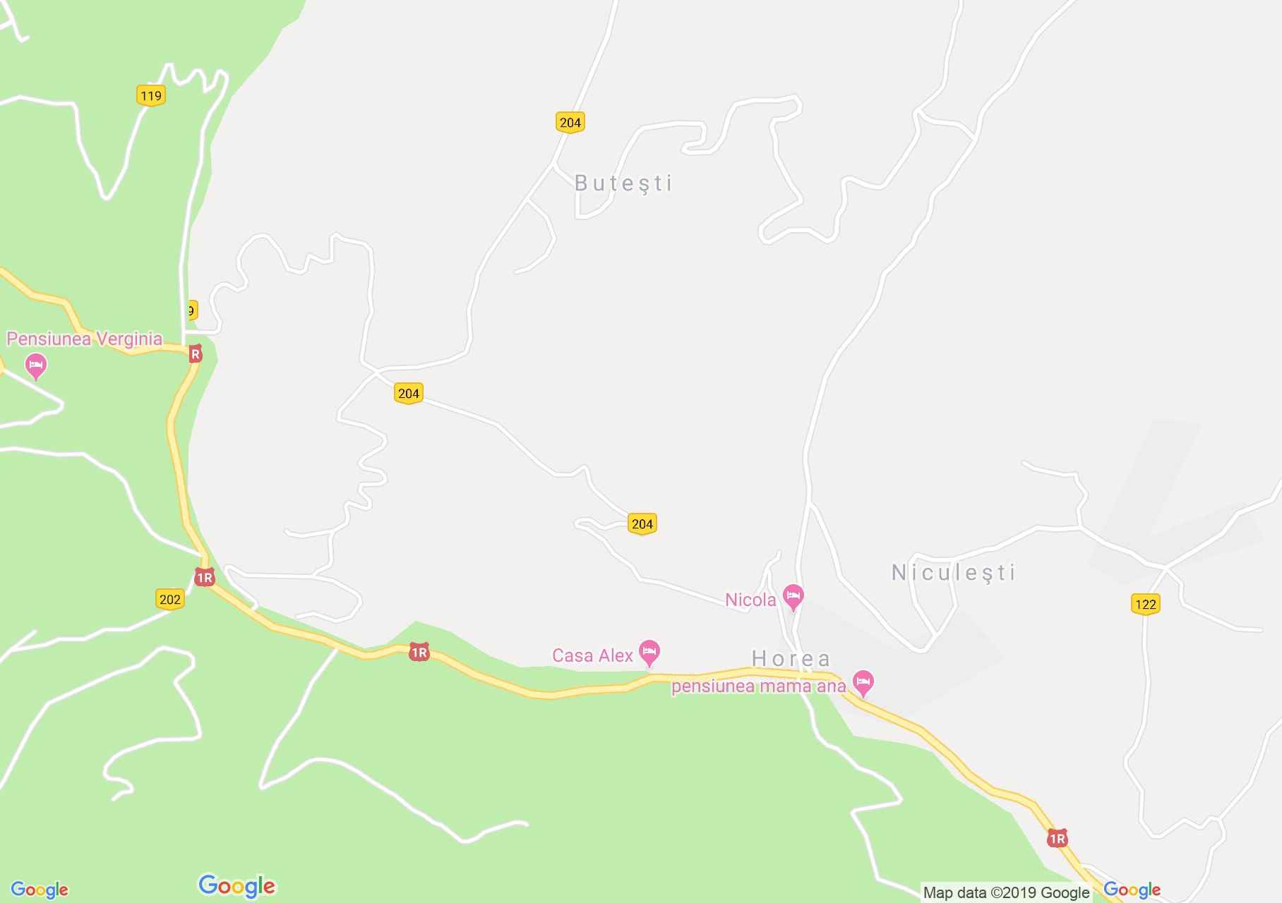 Map of Horea: Casa Alex