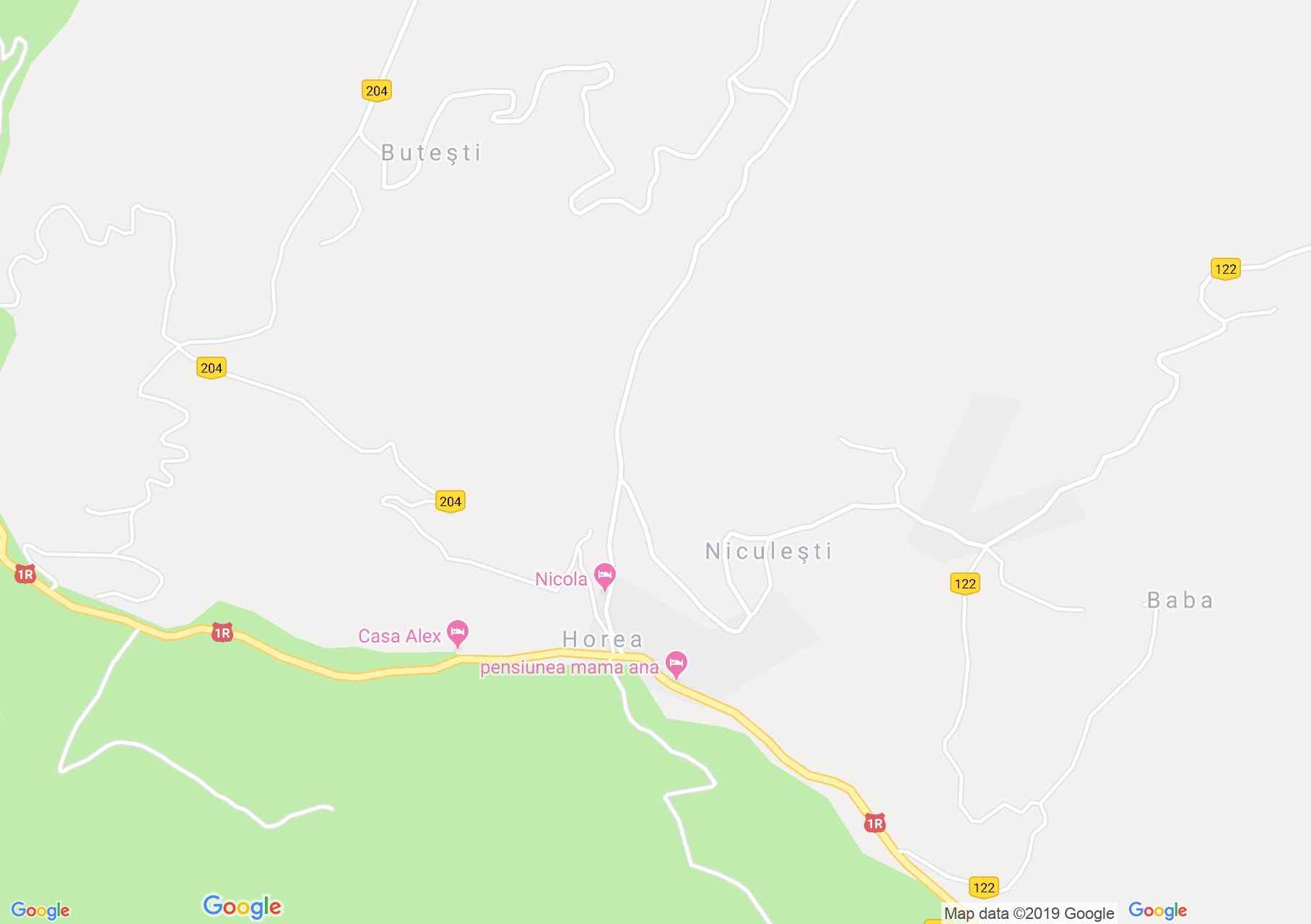 Map of Horea: Căsuţa din Poveşti 
