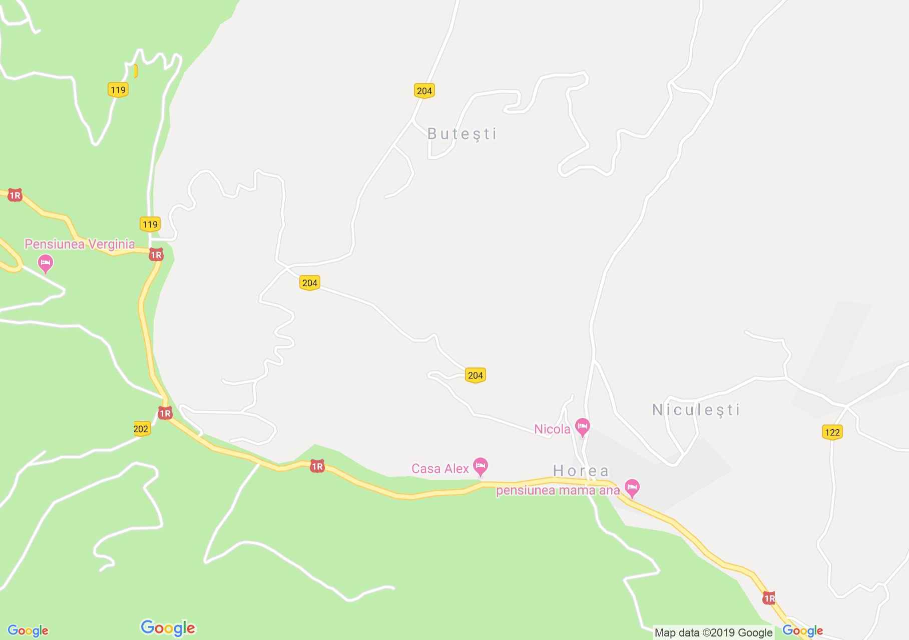 Map of Horea: Valy pension