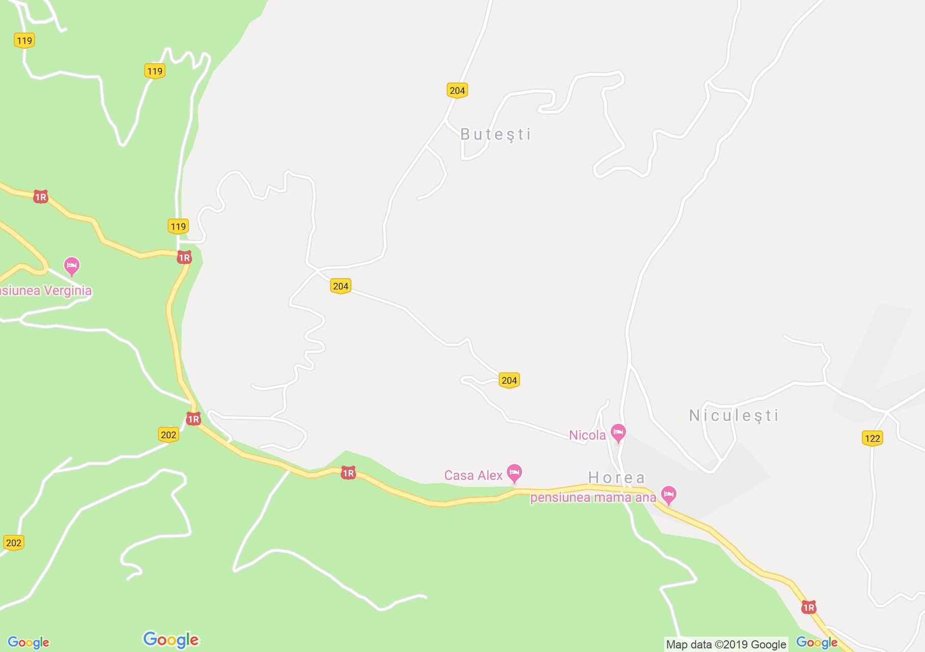 Map of Horea: Villa Cristina Vank