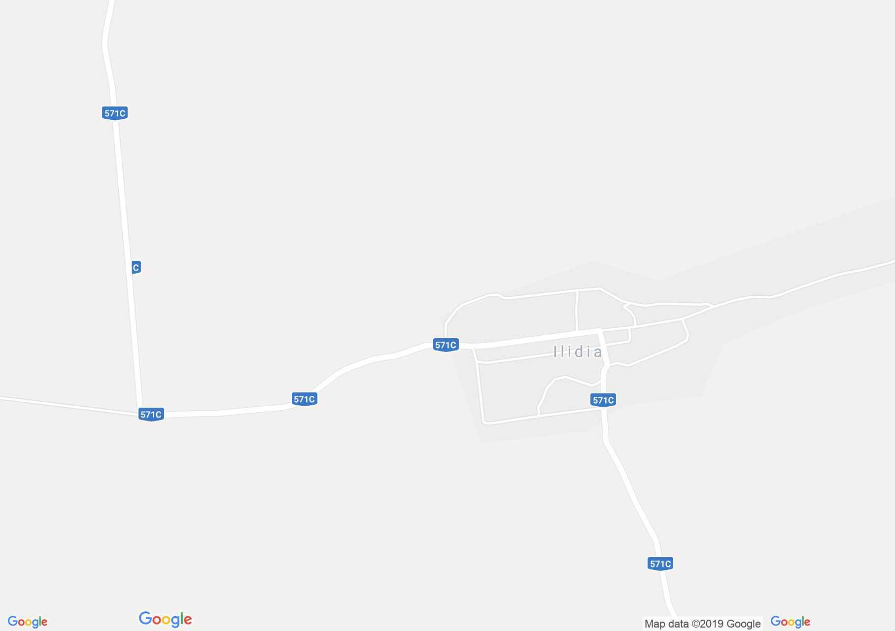 Hartă Ilidia: Centrul Feudal