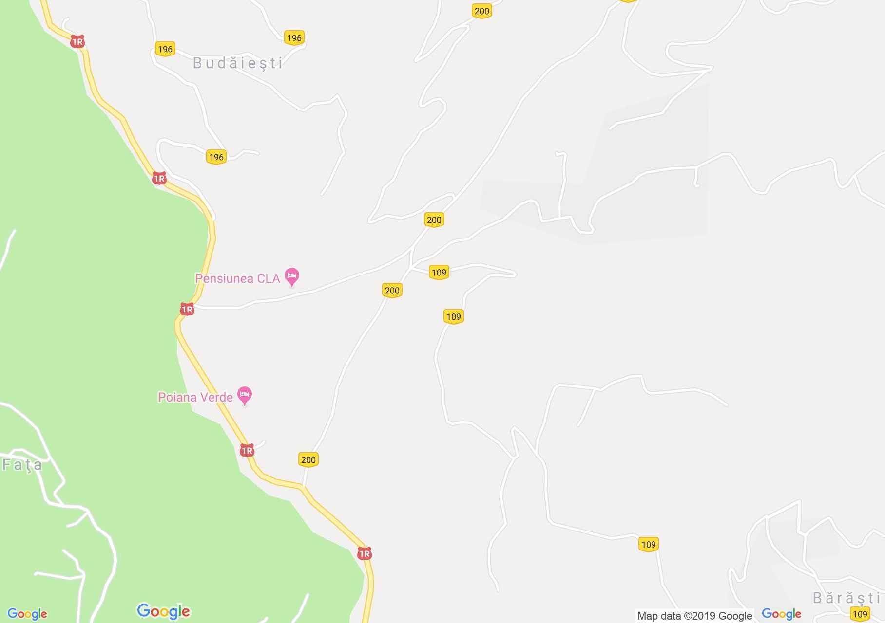 Hartă Albac: Pensiunea Irina