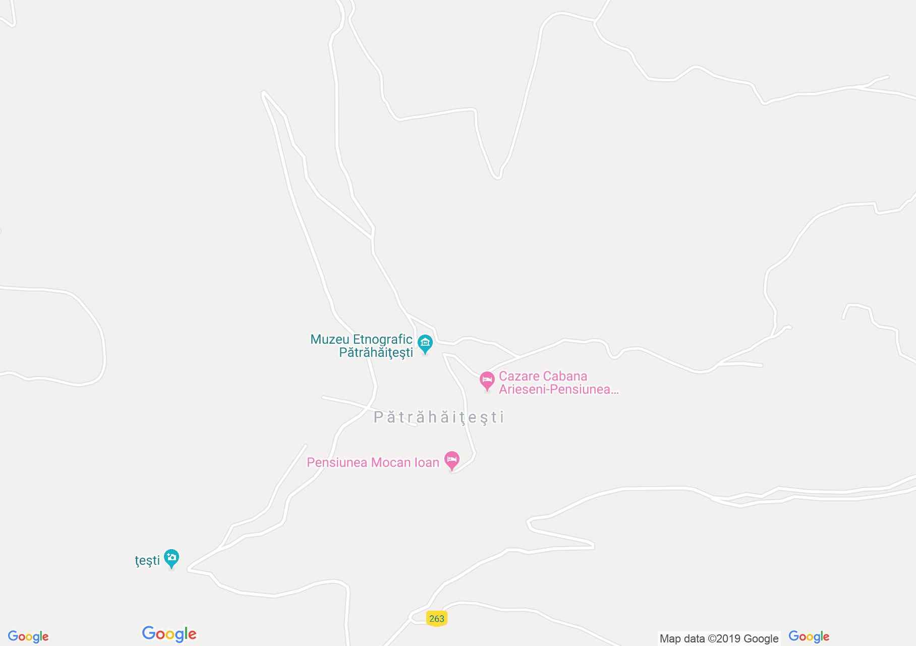 Hartă Arieşeni: Pensiunea Mocan