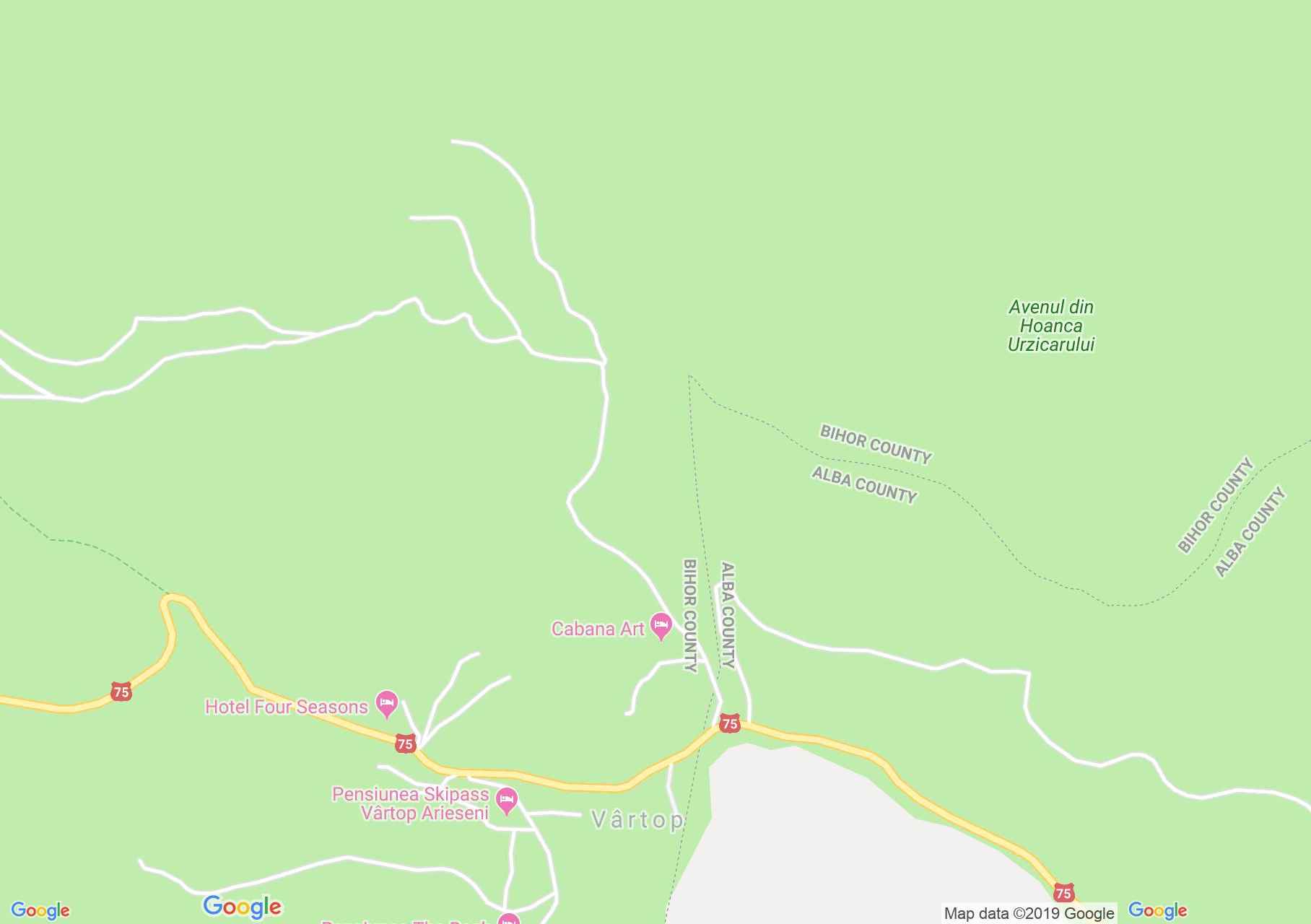 Vertop: Art turistaház (térkép)