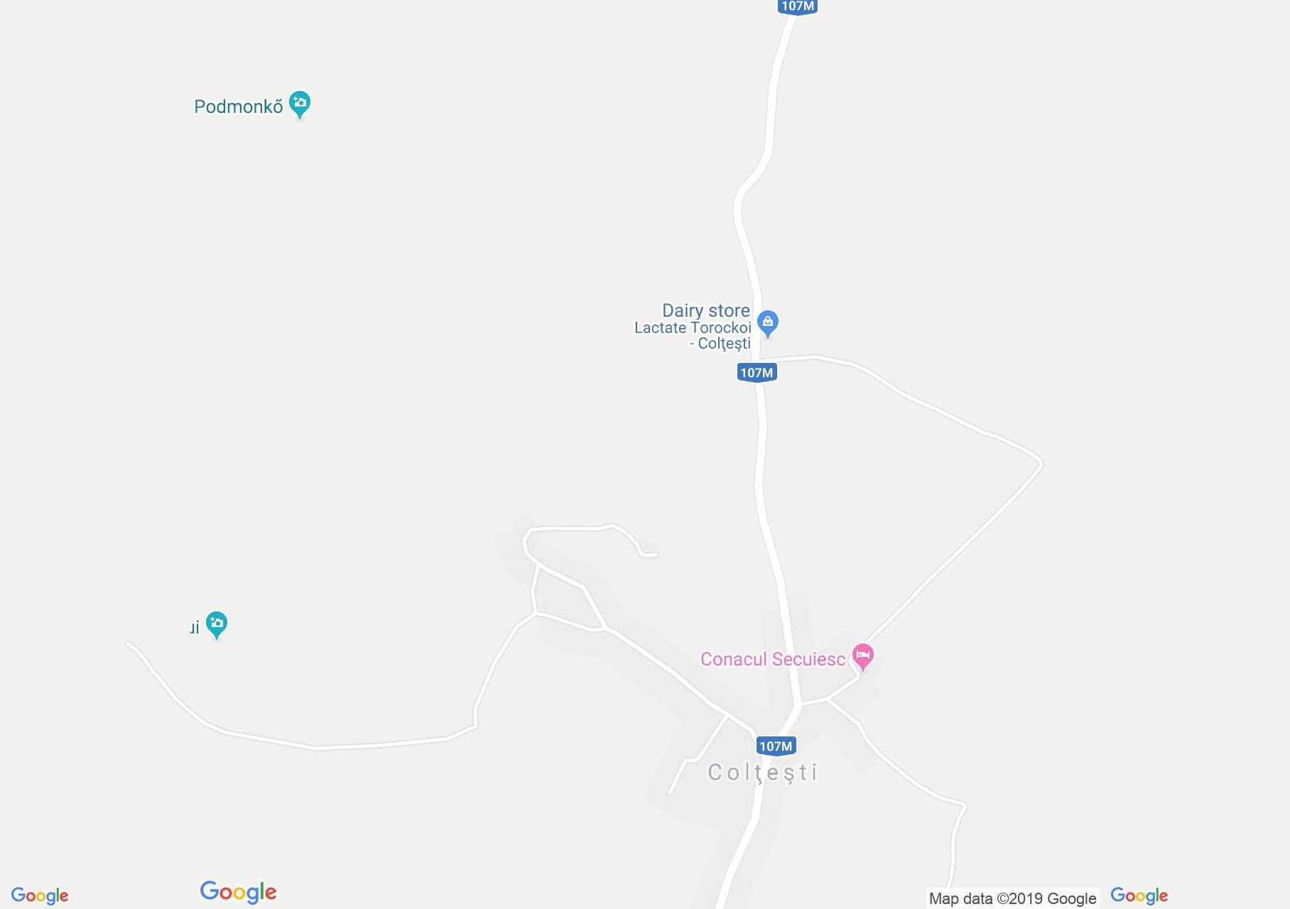 Hartă Colţeşti: Muzeu de etnografie