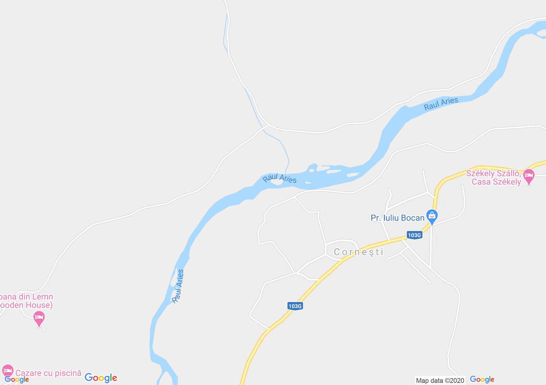 Hartă Corneşti: Hostel Kereki