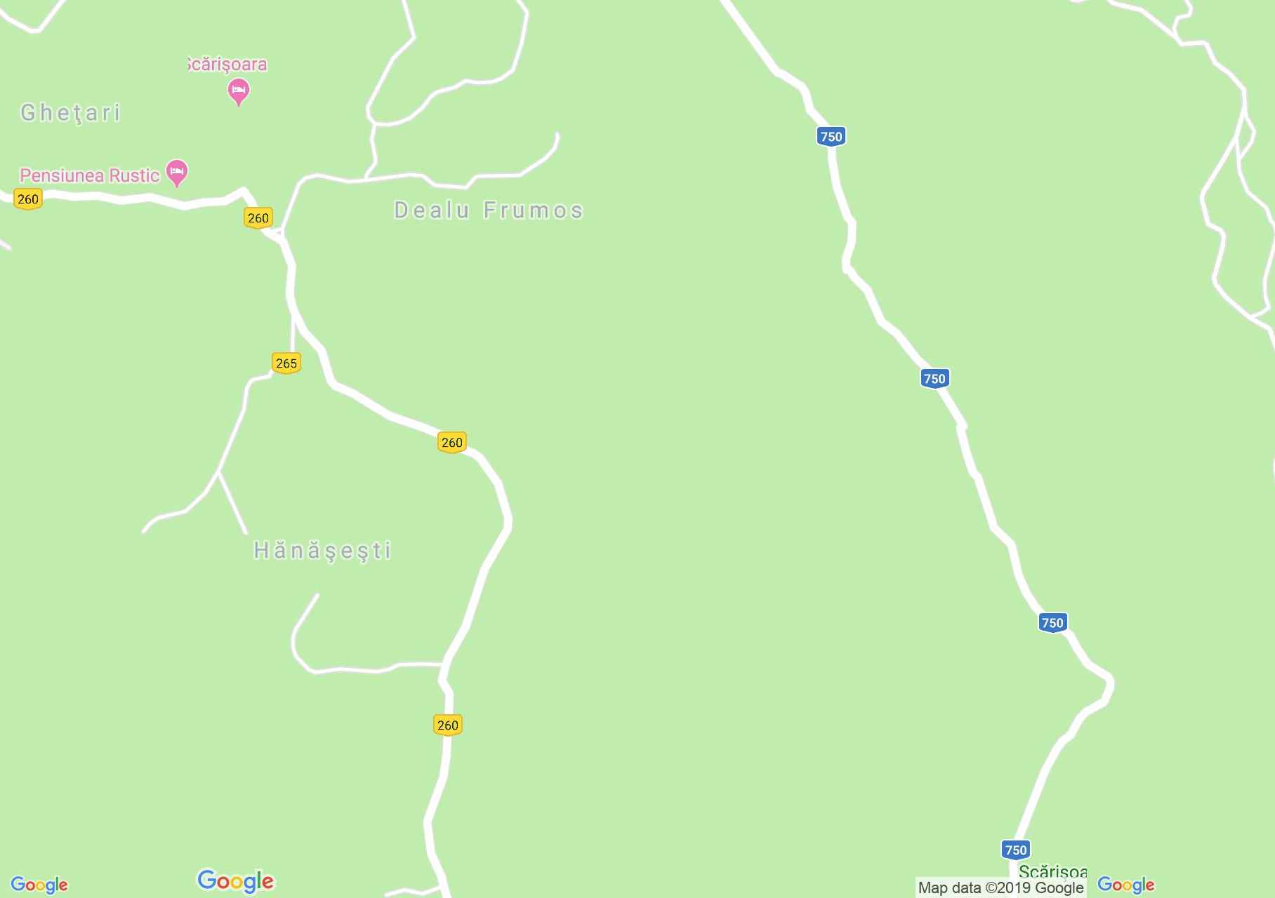 Hartă Gârda de Sus: Pensiunea Ela&Mădă