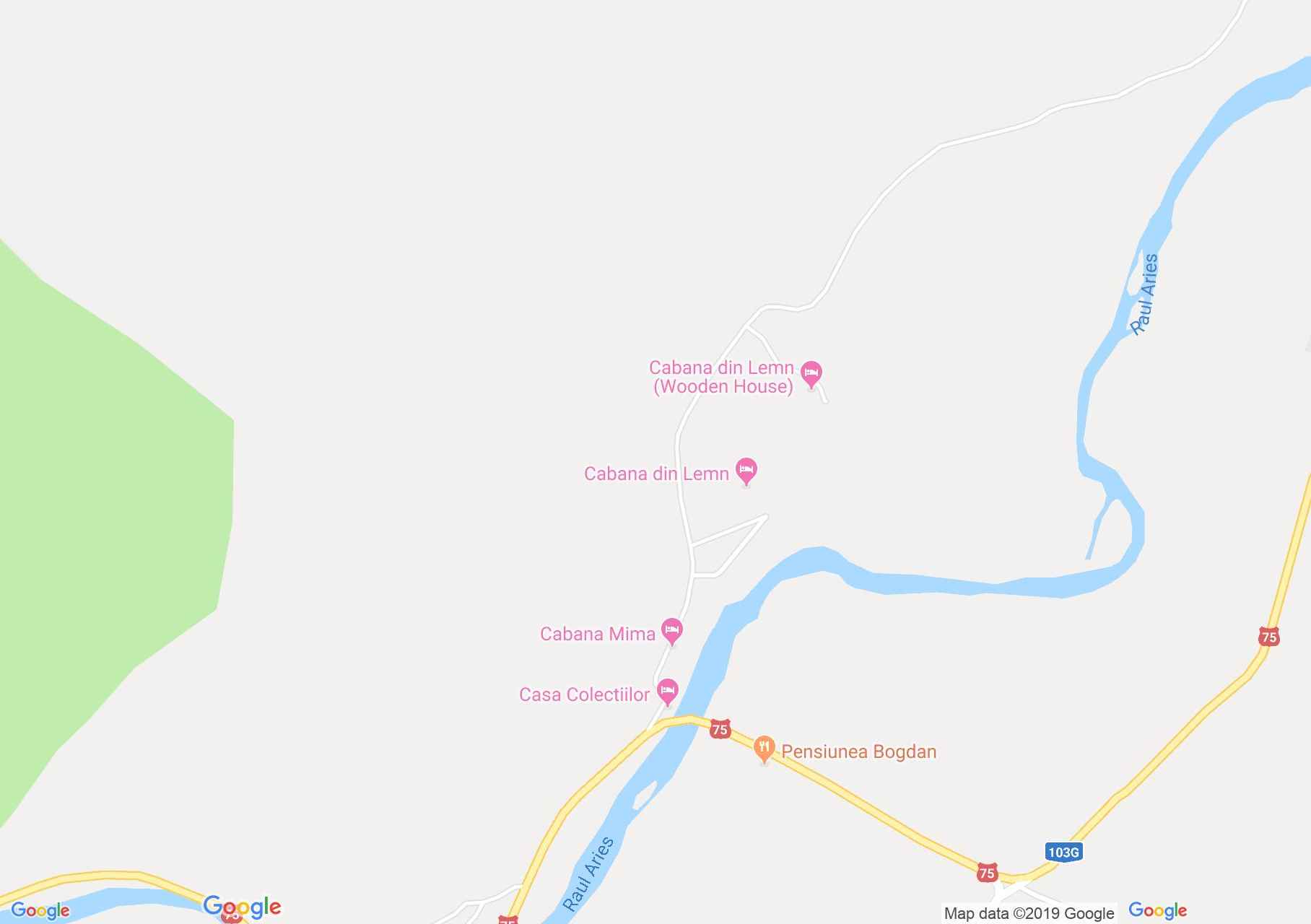 Hartă Moldoveneşti: Pensiunea Carla