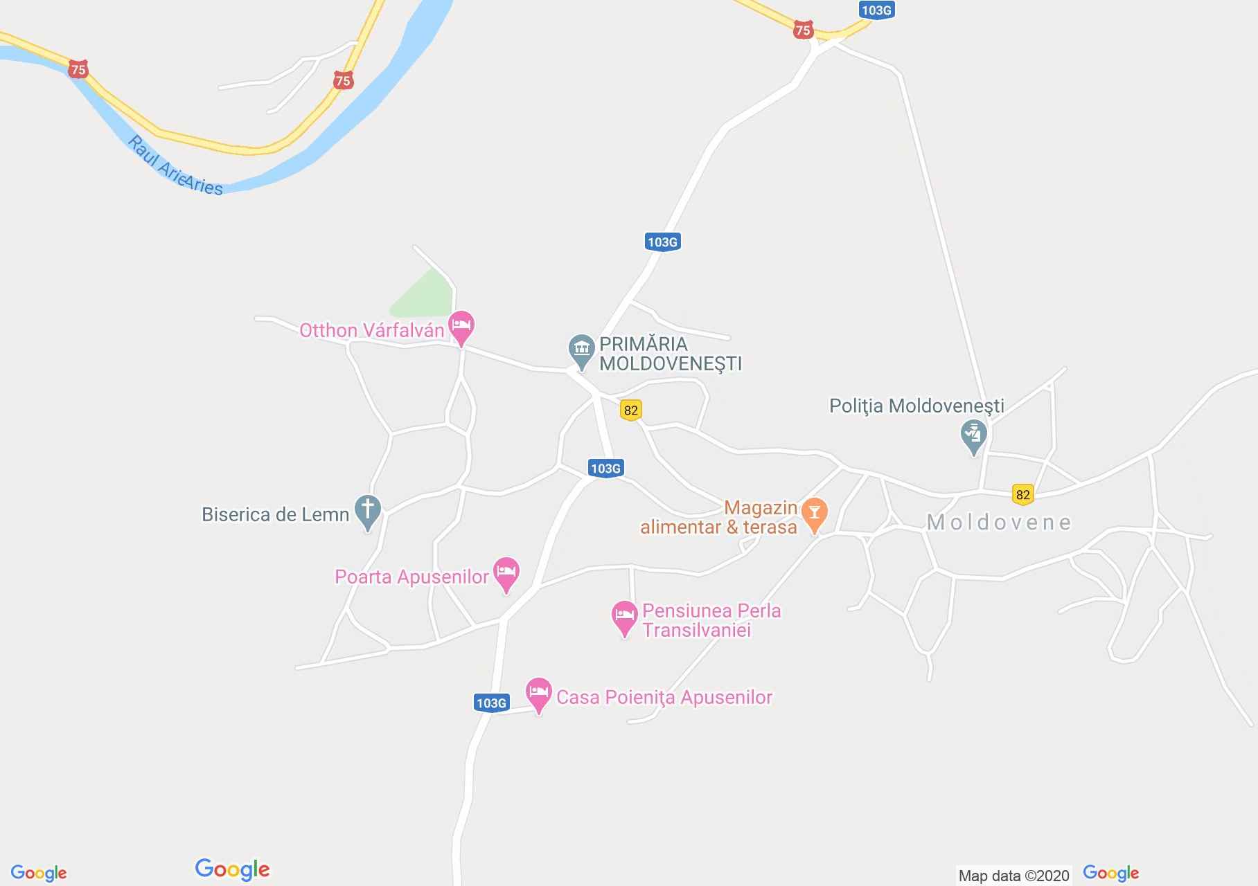 Hartă Moldoveneşti: Perla Transilvaniei