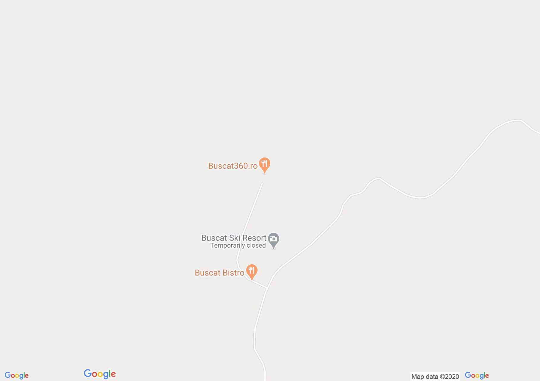 Hartă Muntele Băişorii: Pârtia Buscat