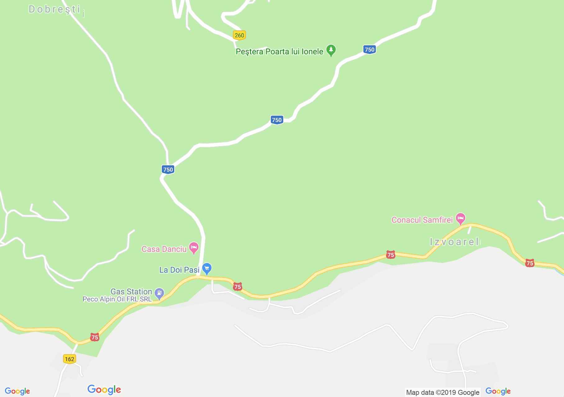 Hartă Gârda de Sus: Pensiunea Cristina