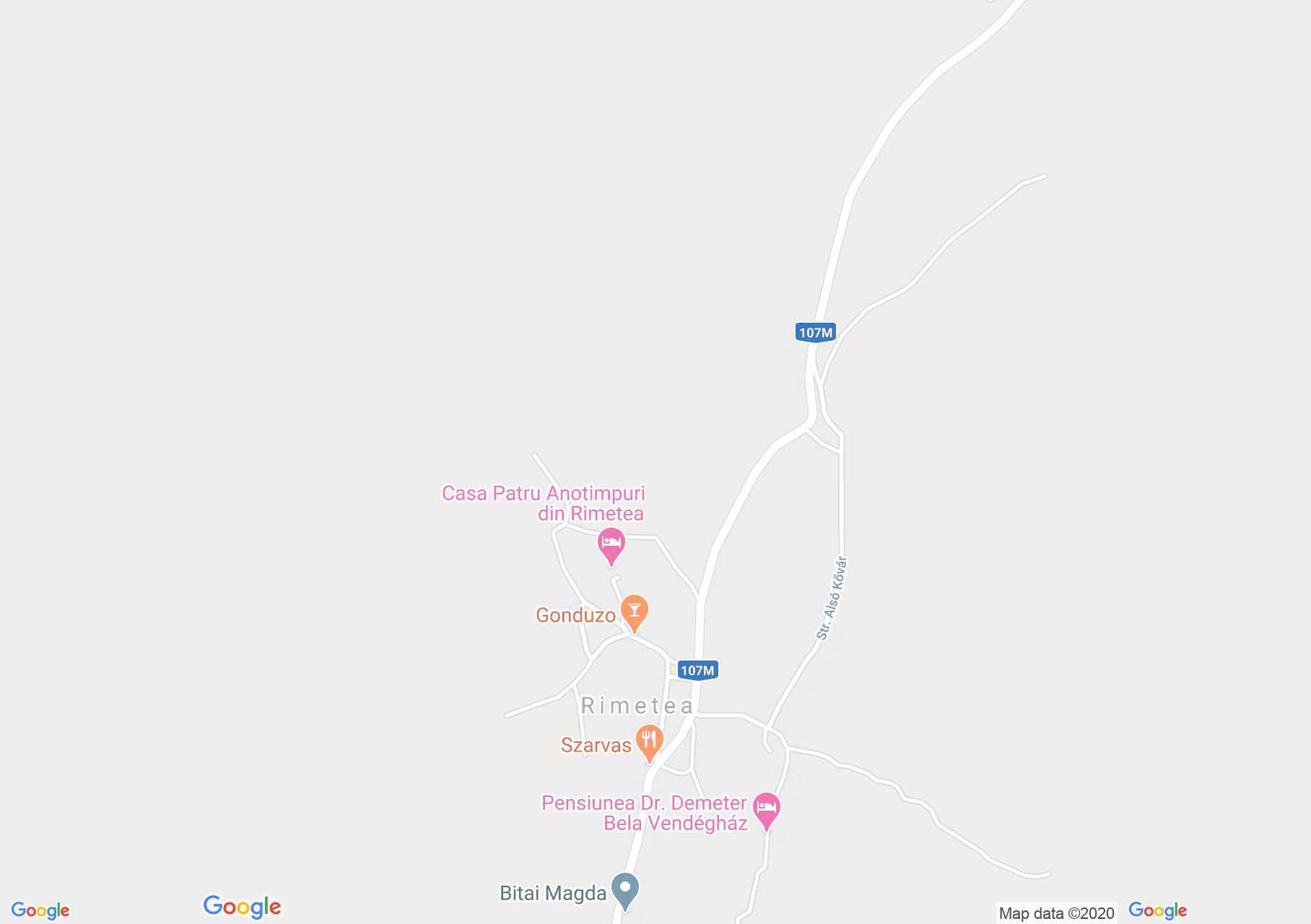 Map of Rimetea: Agota pension