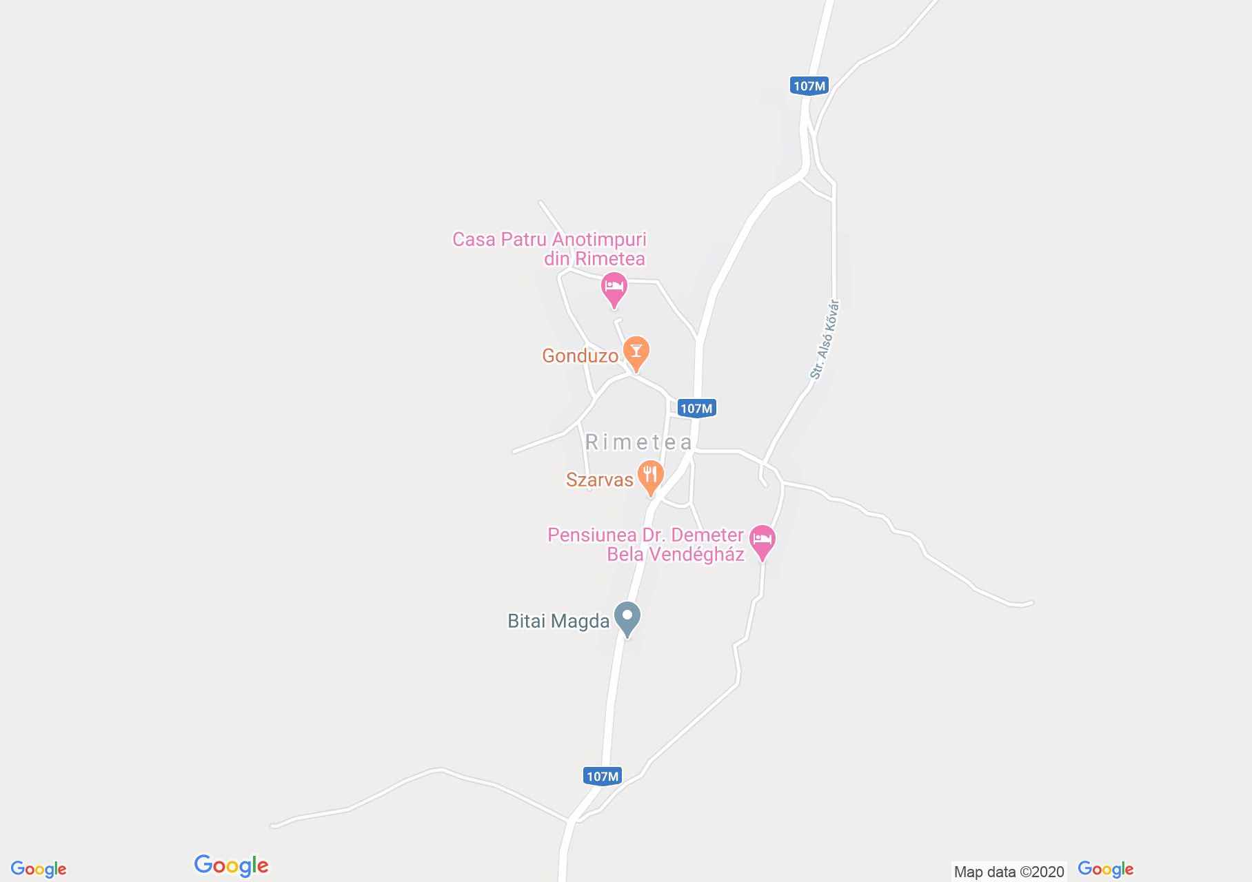 Torockó: Bitai panzió (térkép)