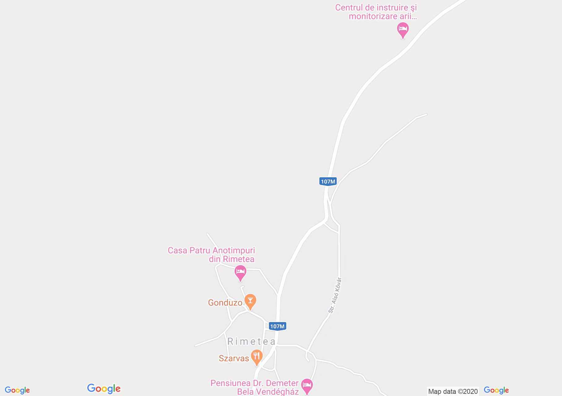 Torockó: Dulo Annamaria panzió (térkép)