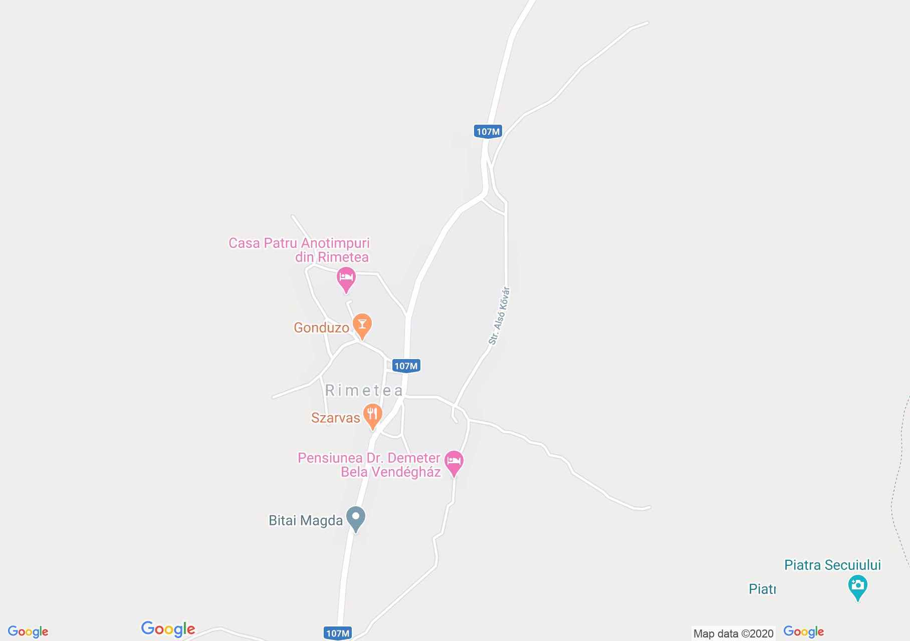 Torockó: Klára panzió (térkép)