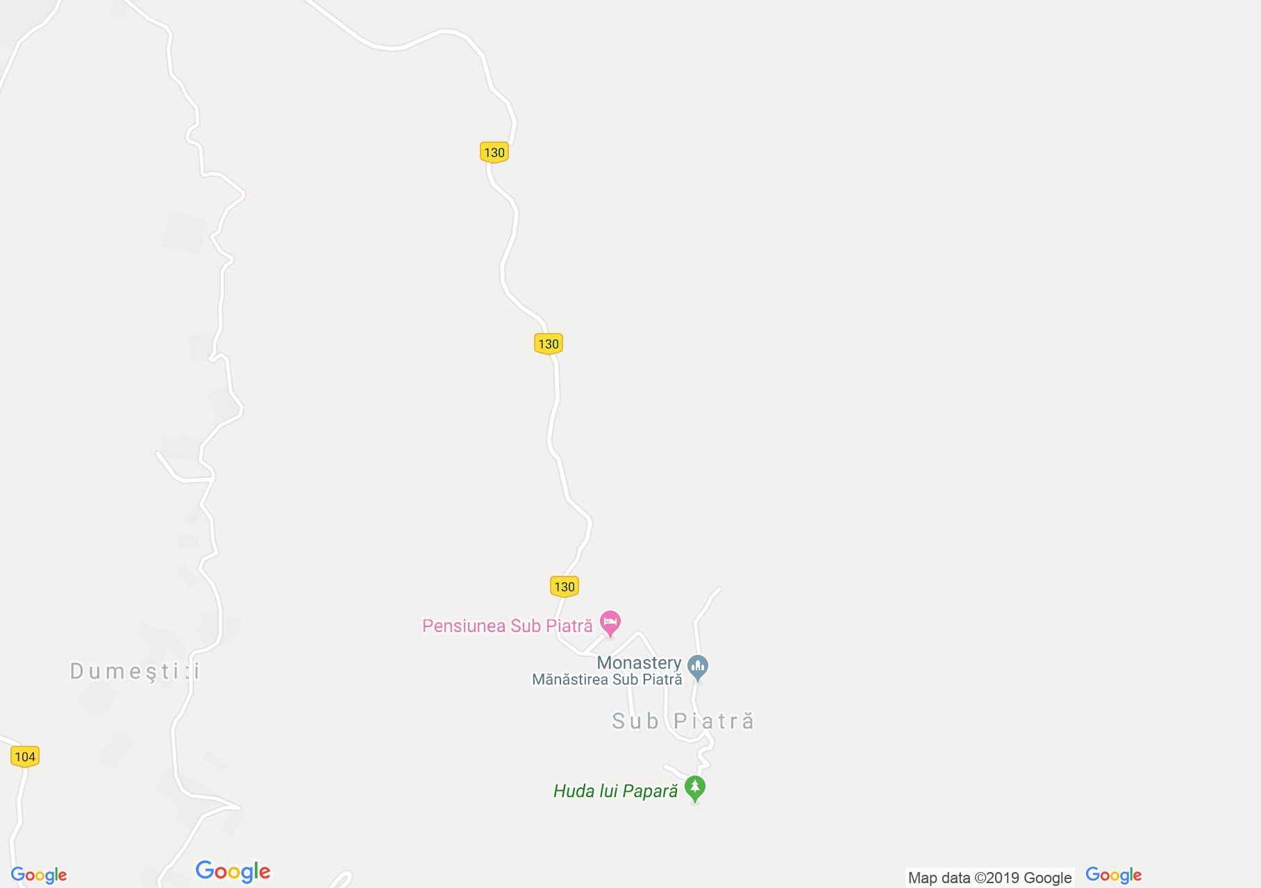 Sub Piatră: Florut ház (térkép)