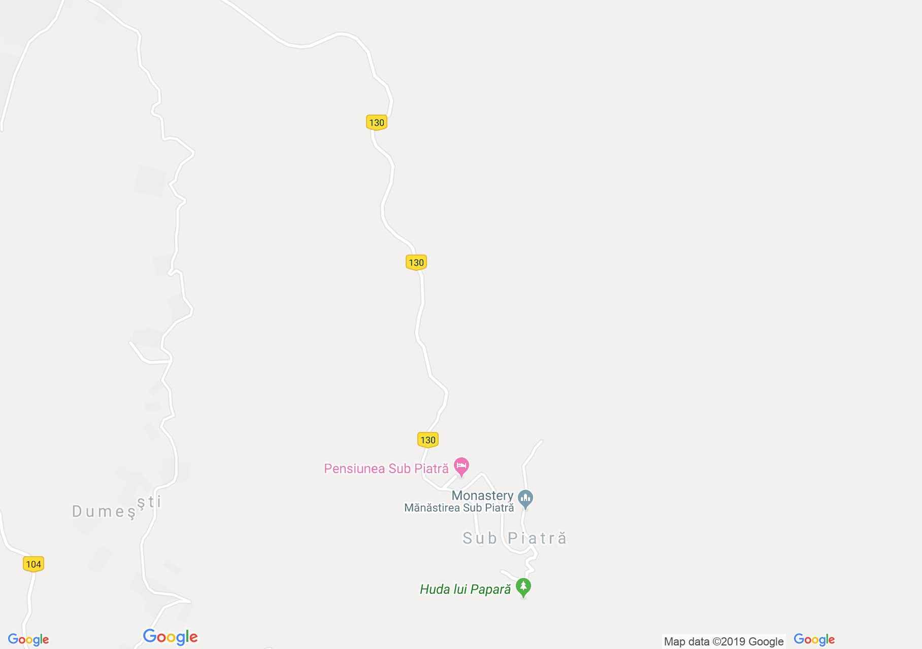 Hartă Sub Piatră: Pensiunea Sub Piatră