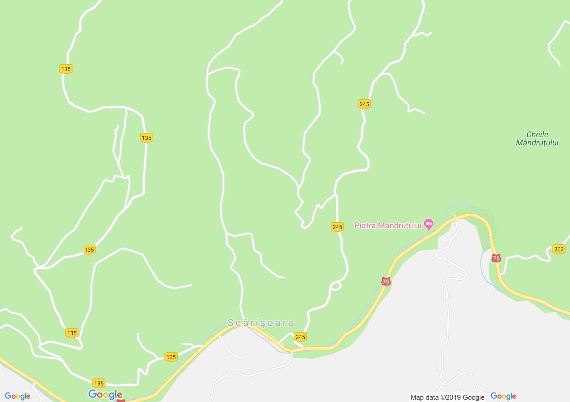 Map of Scărişoara: Voichita pension
