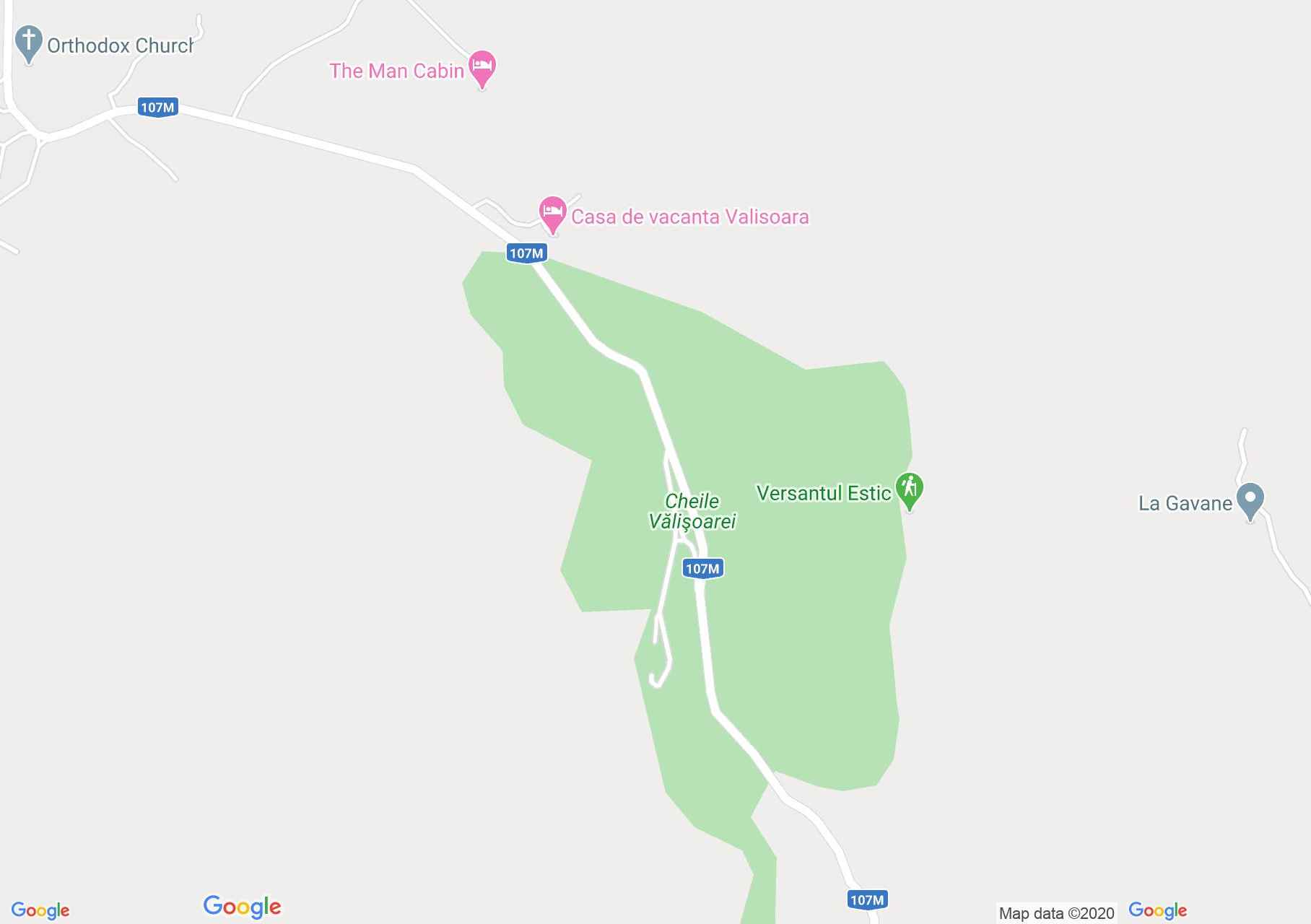 Hartă DN75 Lunca-Turda: Castel Templul Cavalerilor