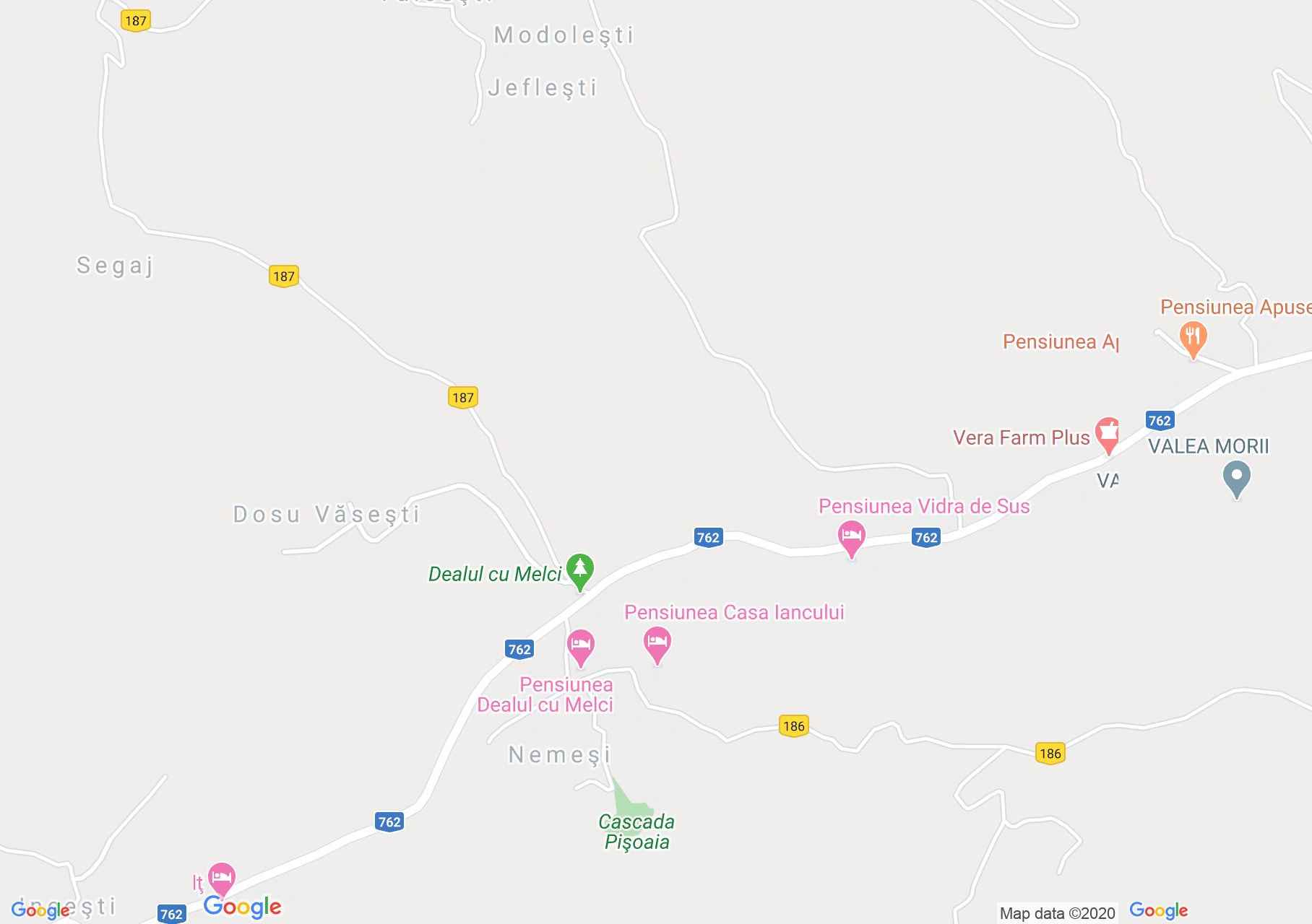 Map of Vidra: Iancu house
