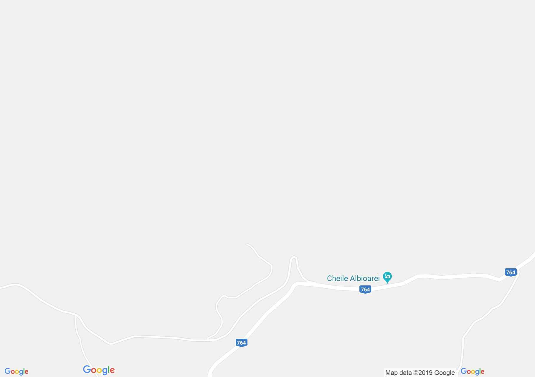 Albioara szoros: Valău barlang (térkép)