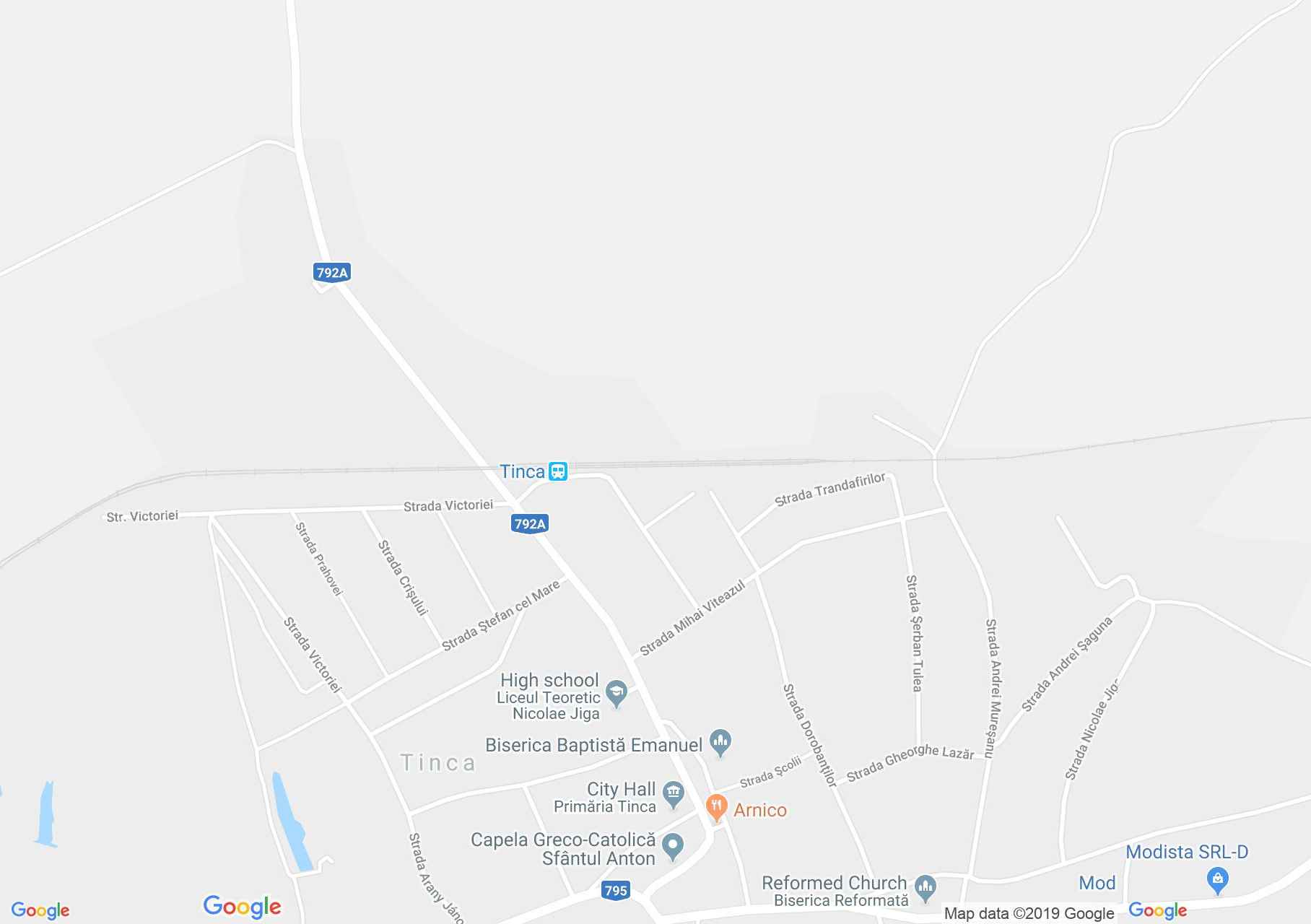 Hartă Tinca: Biserica de lemn din Sohodol
