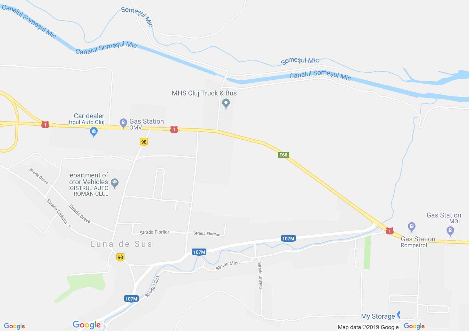 Hartă Luna de Sus: Pensiunea Anna Lak