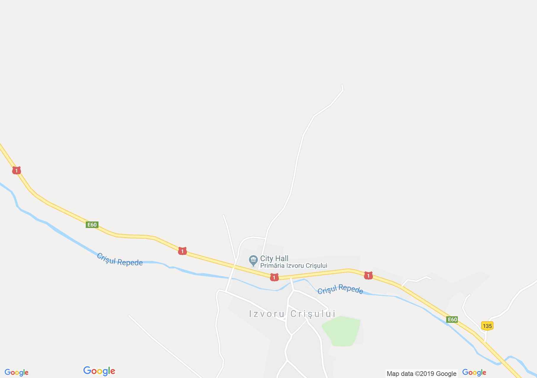 Hartă Izvorul Crişului: Pensiunea Eszter