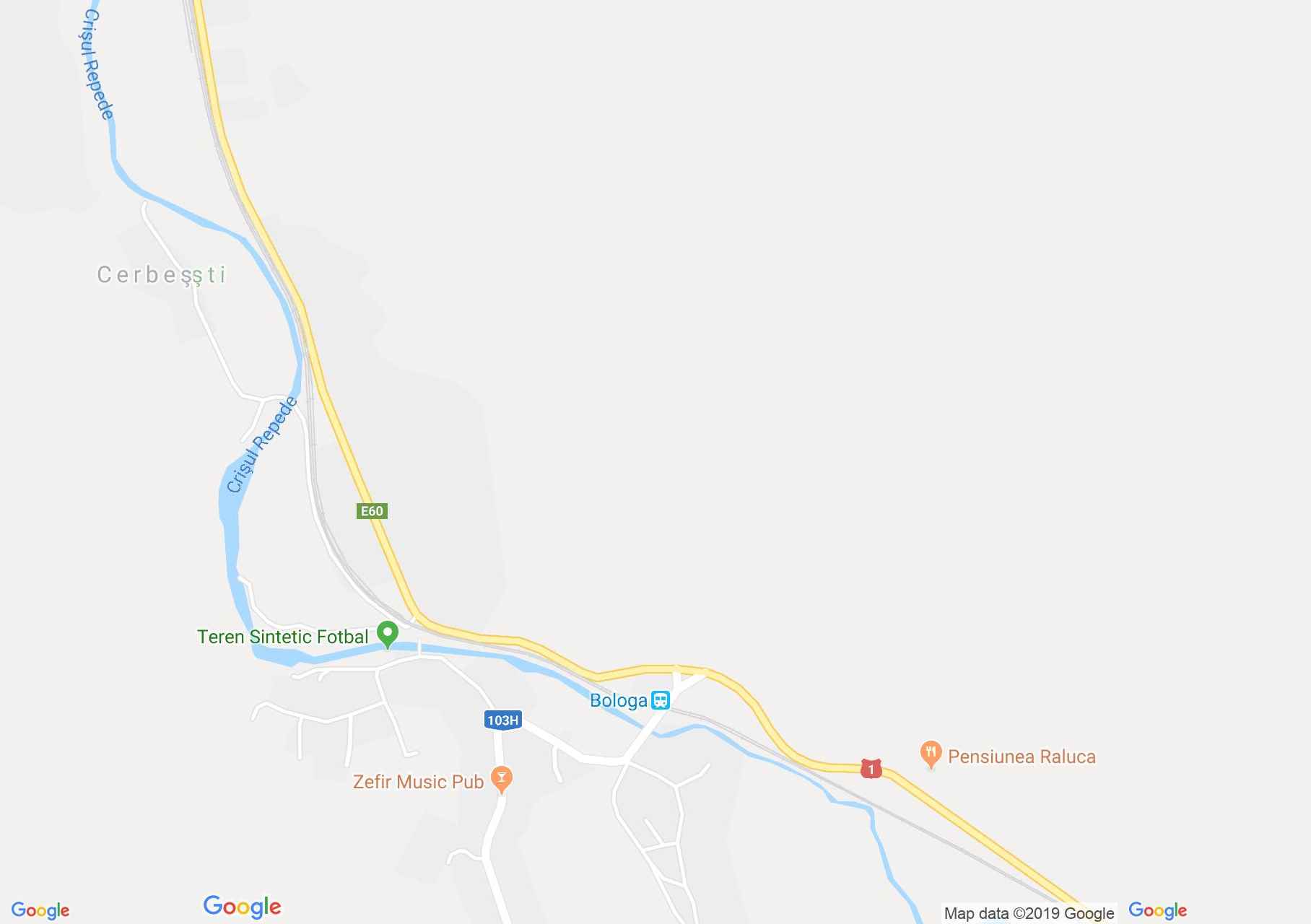 Hartă Bologa: Pensiunea Romanta