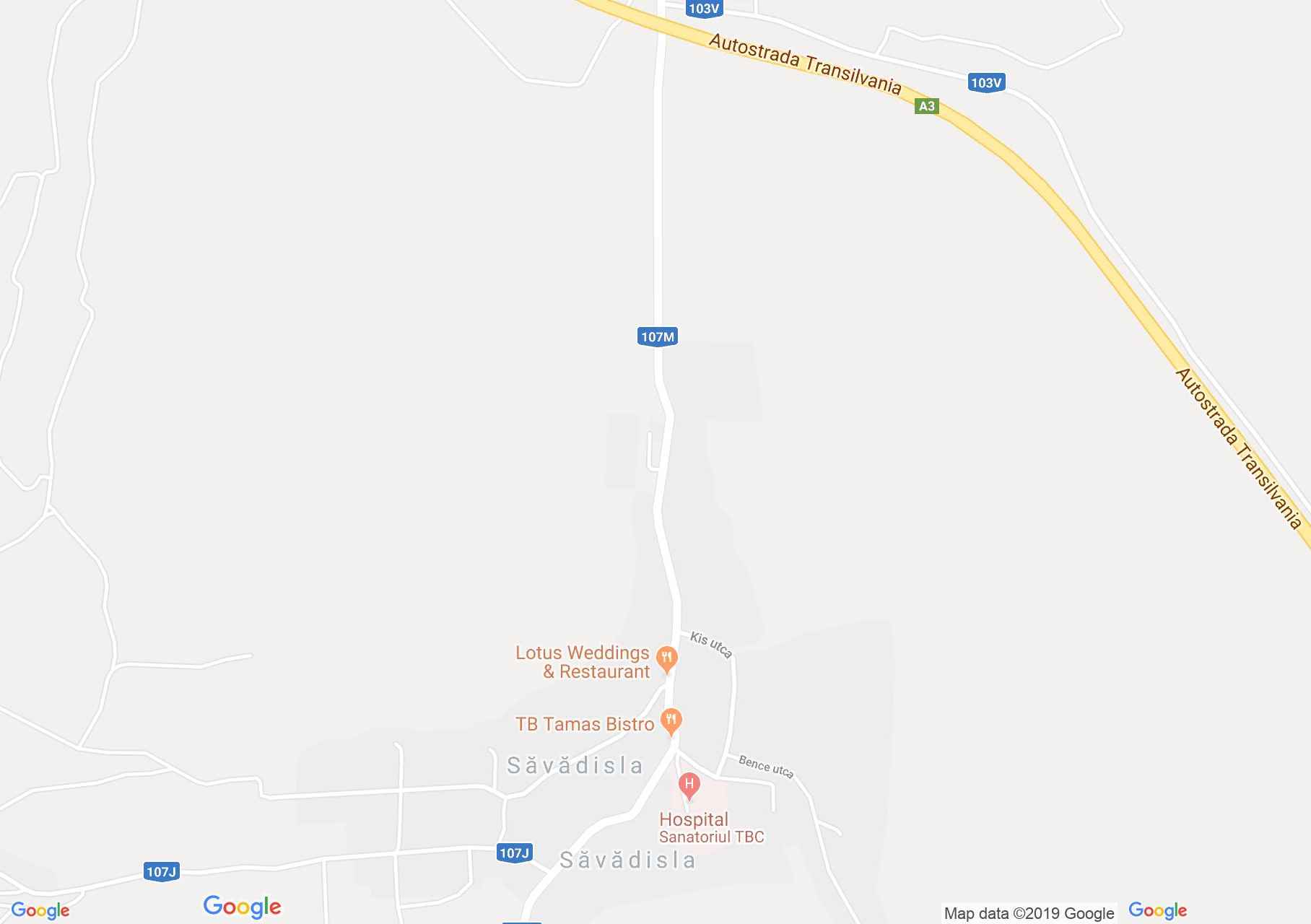 Hartă Săvădişla: Pensiunea Lotus Csilla