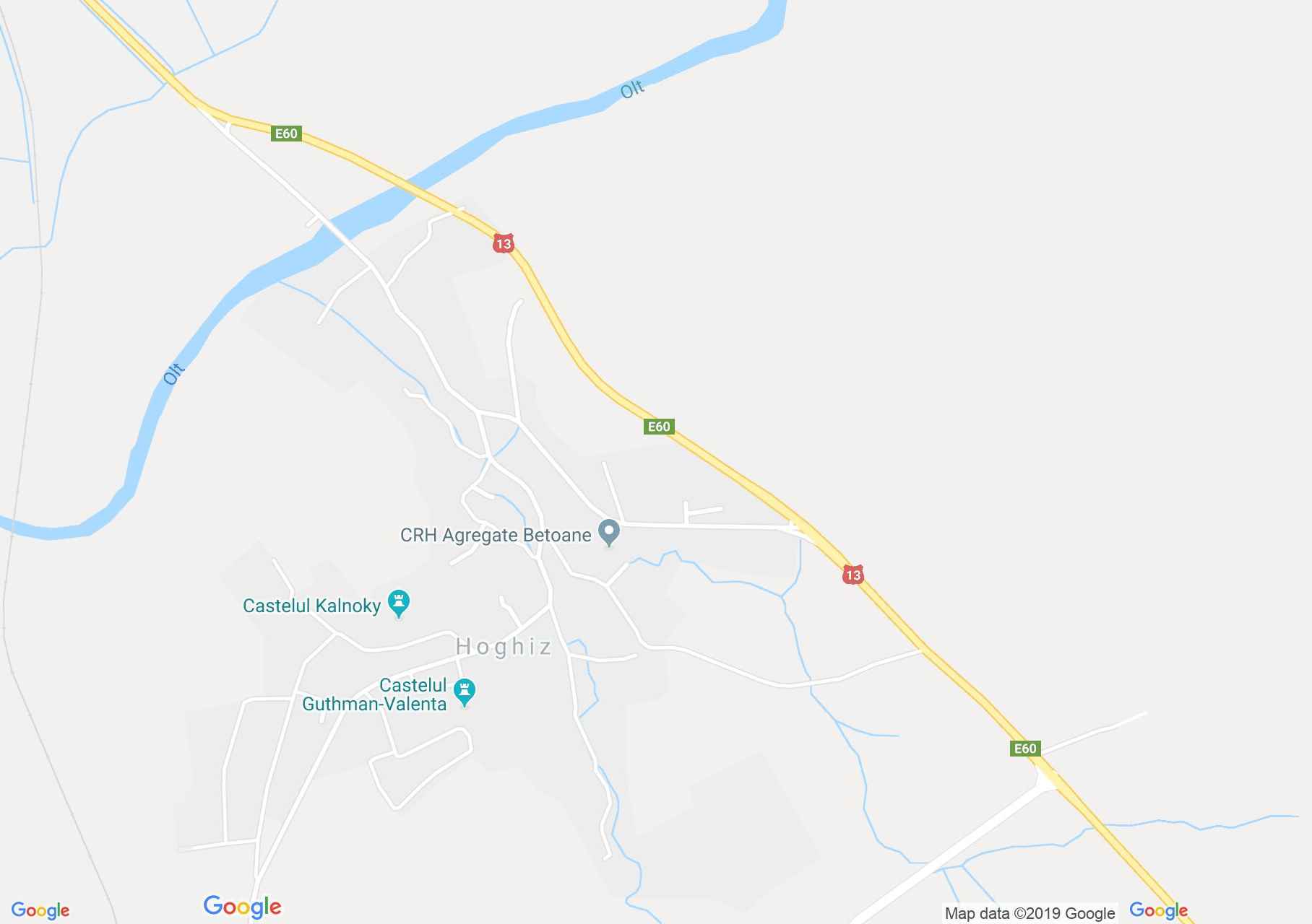 Hartă Hoghiz: Biserica unitariană