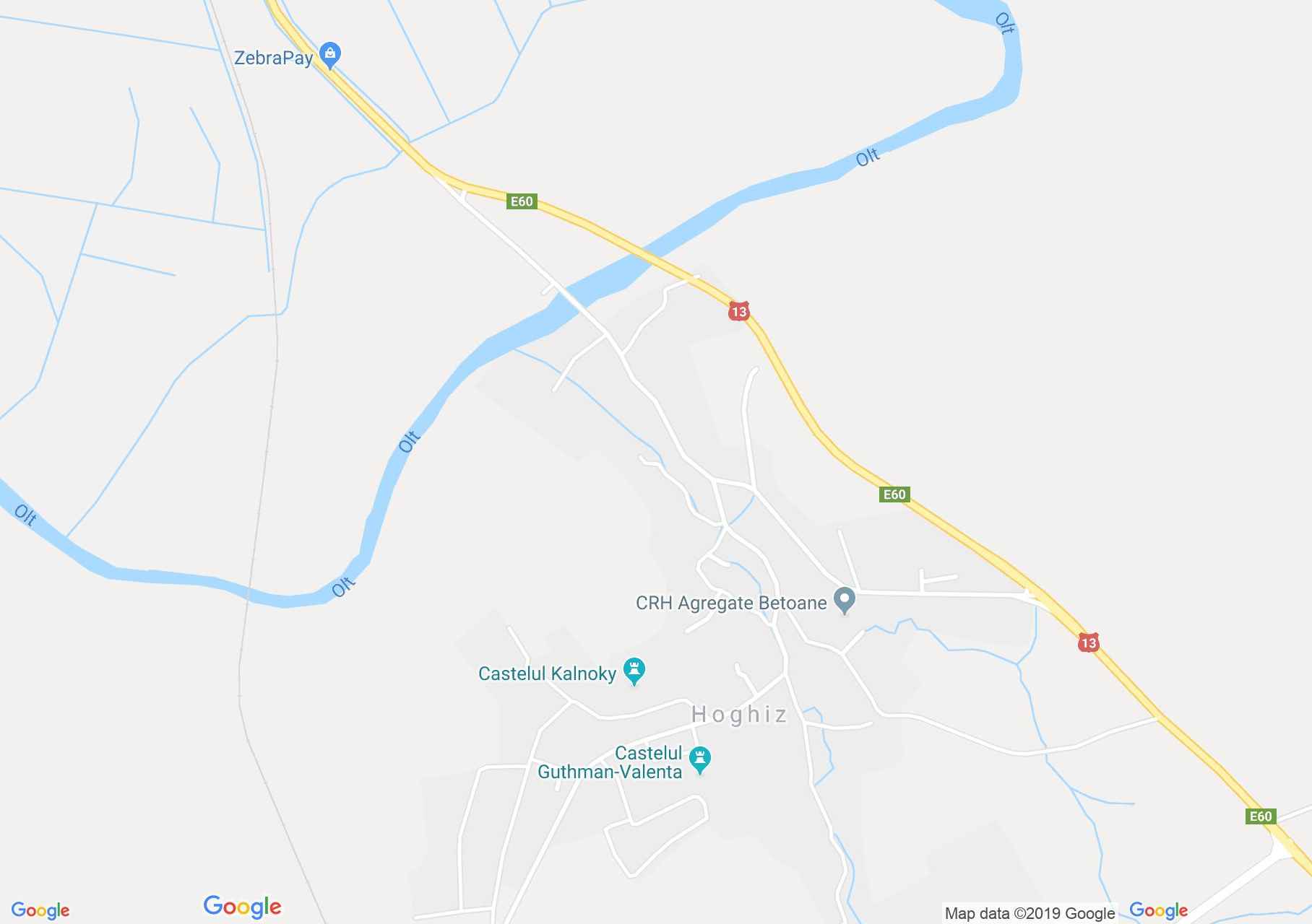 Hartă Hoghiz: Vila Haller