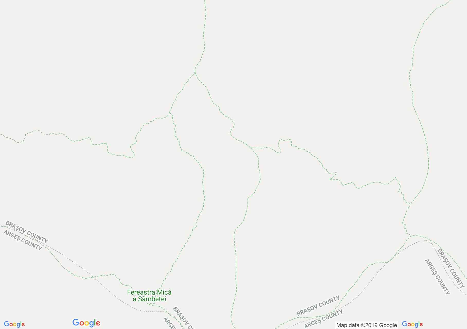 Hartă Munţii Făgăraş: Cabana Vales Sâmbetei - Fereastra Mare