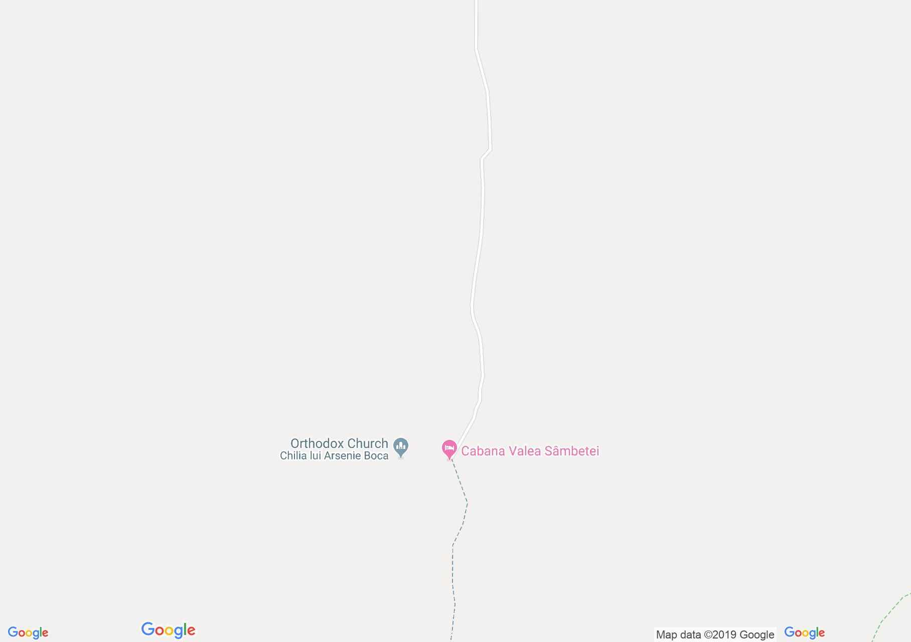 Hartă Munţii Făgăraş: Cabana Valea Sâmbetei