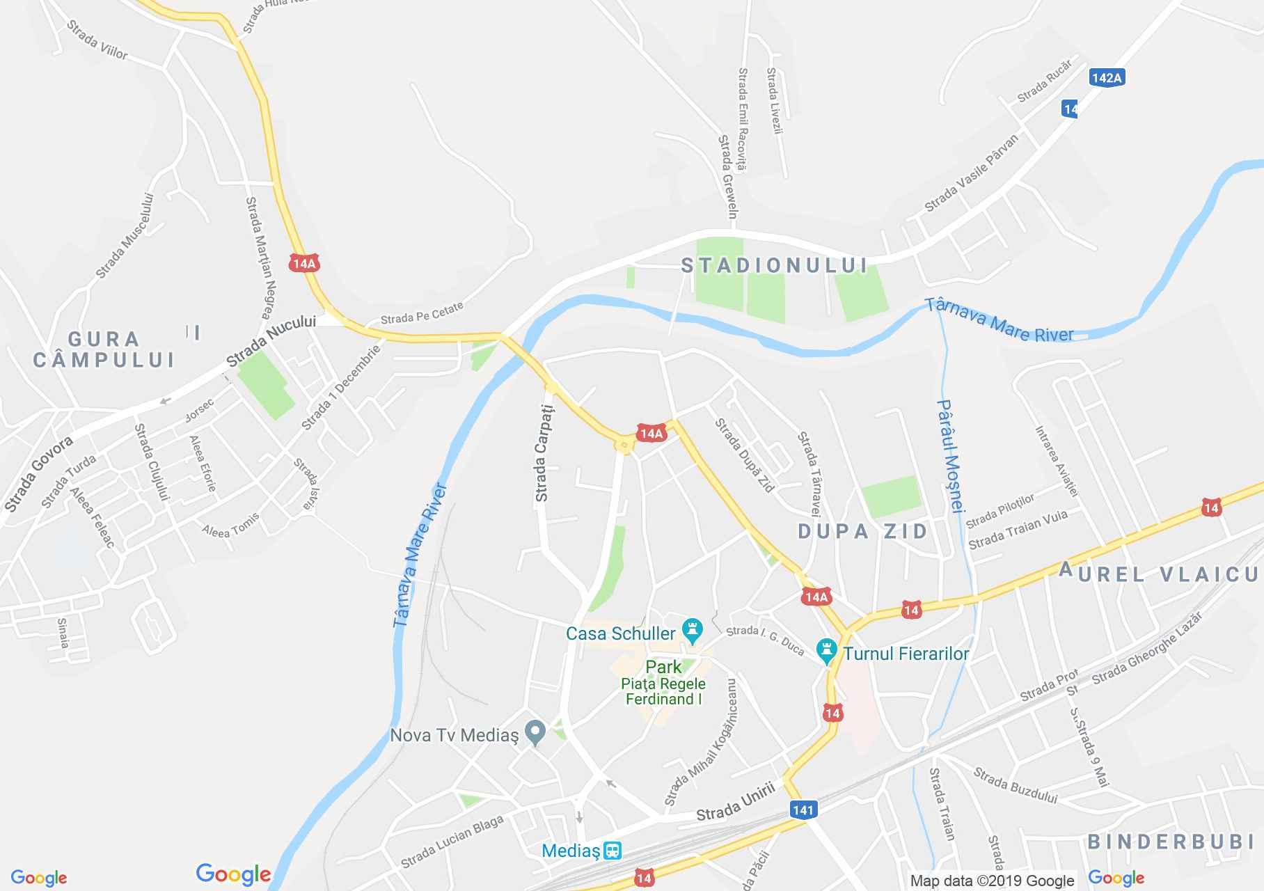 Hartă Mediaş: Casa Rosenauer