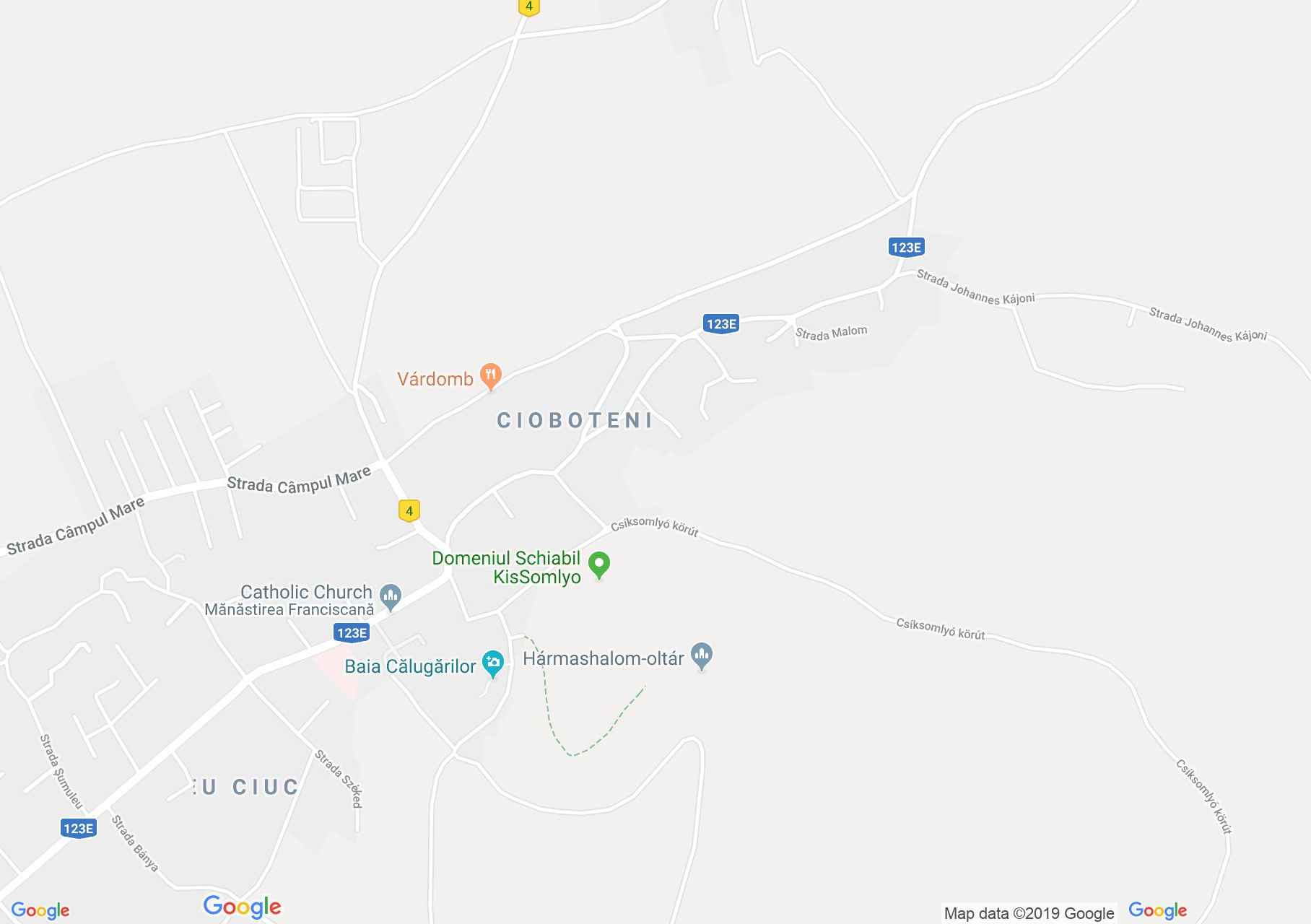 Hartă Miercurea Ciuc: Capela Salvador