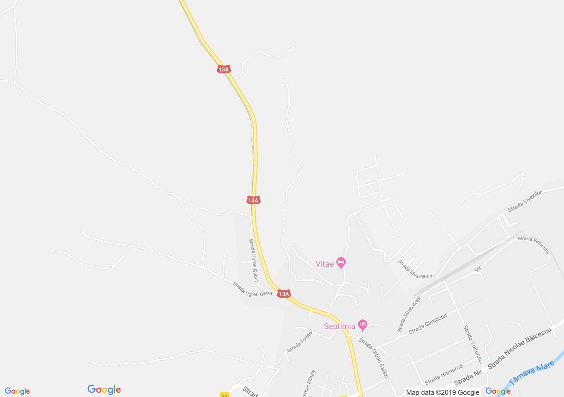 Székelyudvarhely: Szombatfalvi - Ugron kúria (térkép)