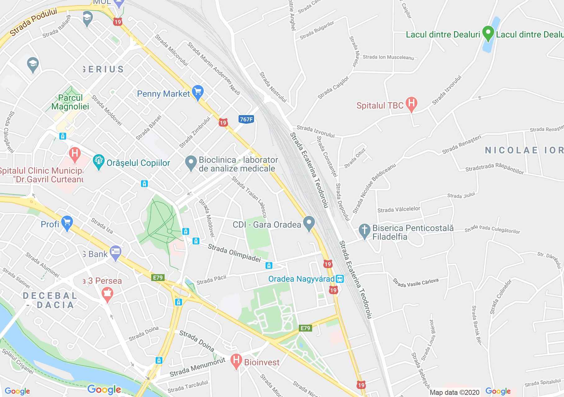 Map of Oradea: Roman-Catholic Basilica Museum