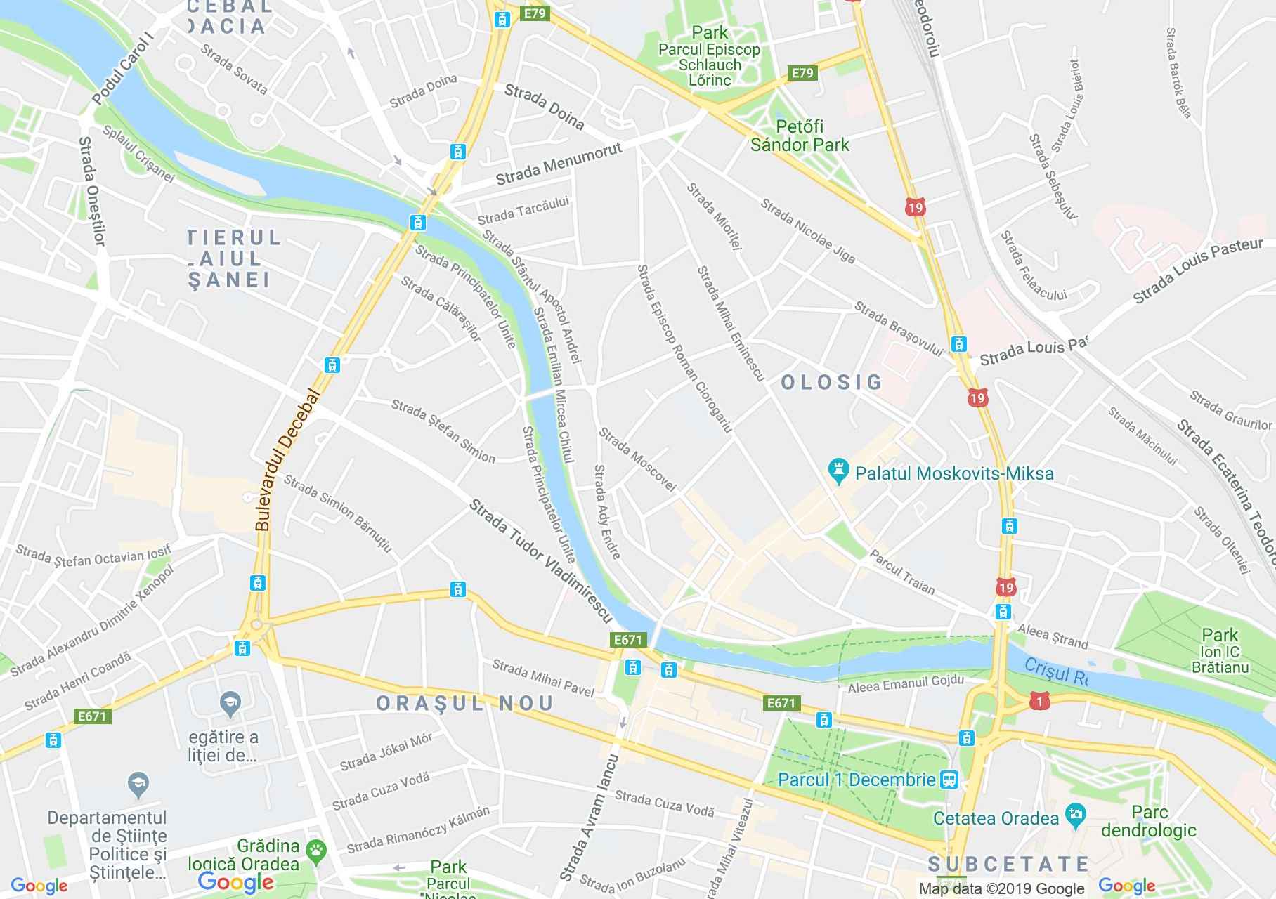 Map of Oradea: St Ladislau church