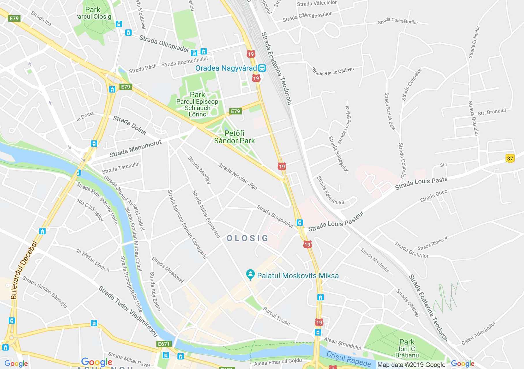 Hartă Oradea: Cofetăria Minerva