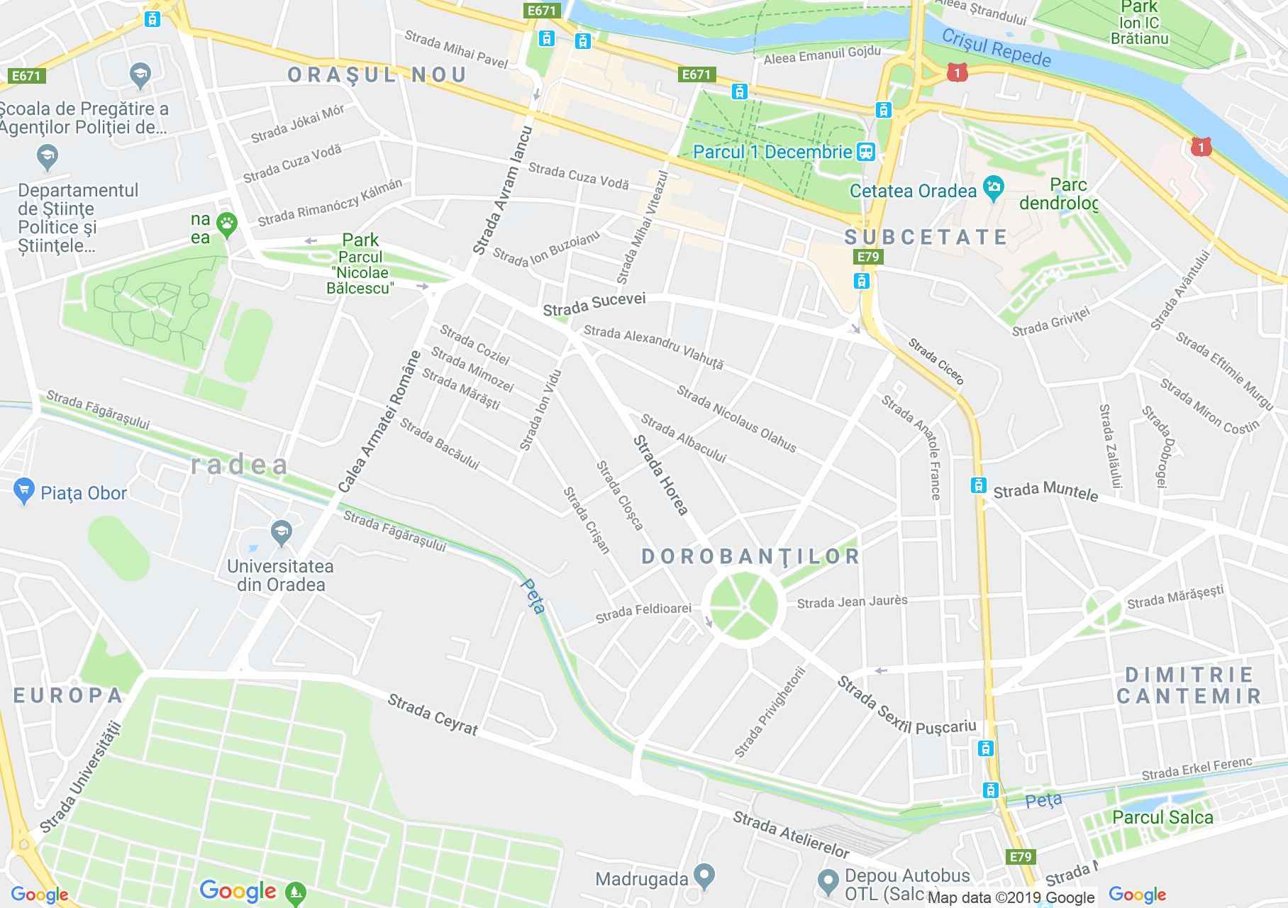 Nagyvárad: Magic panzió (térkép)