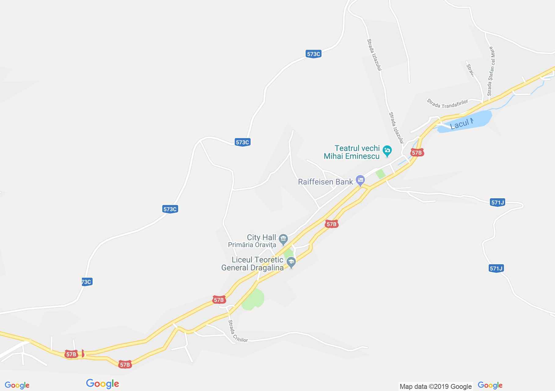 Map of Oraviţa: Adormirea Maicii Domnului Orthodox Church