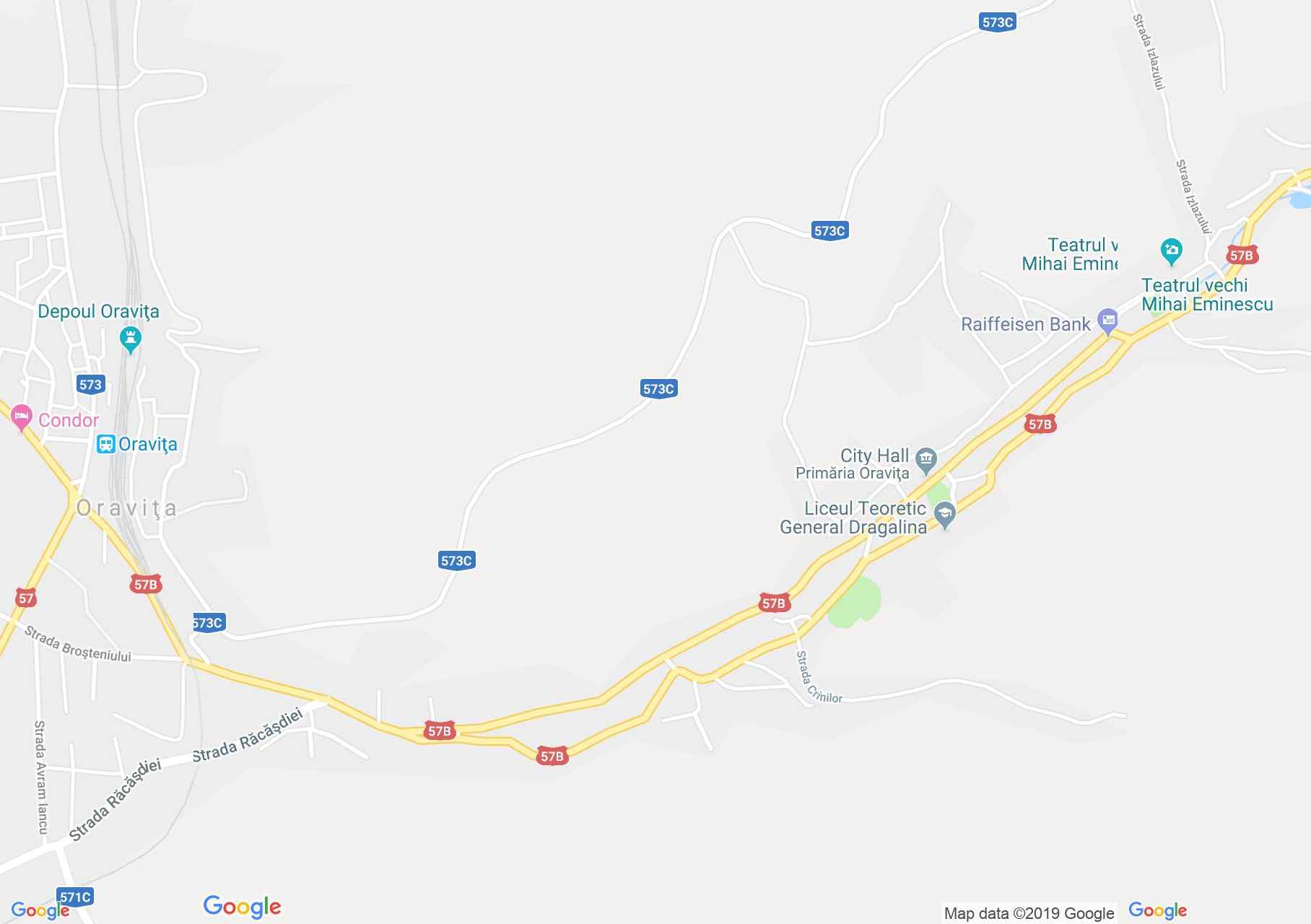 Map of Oraviţa: Imperial hotel