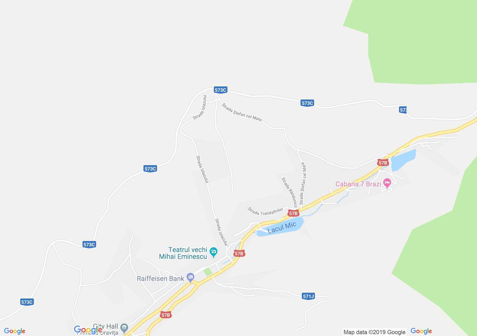 Map of Oraviţa: Mateescu House