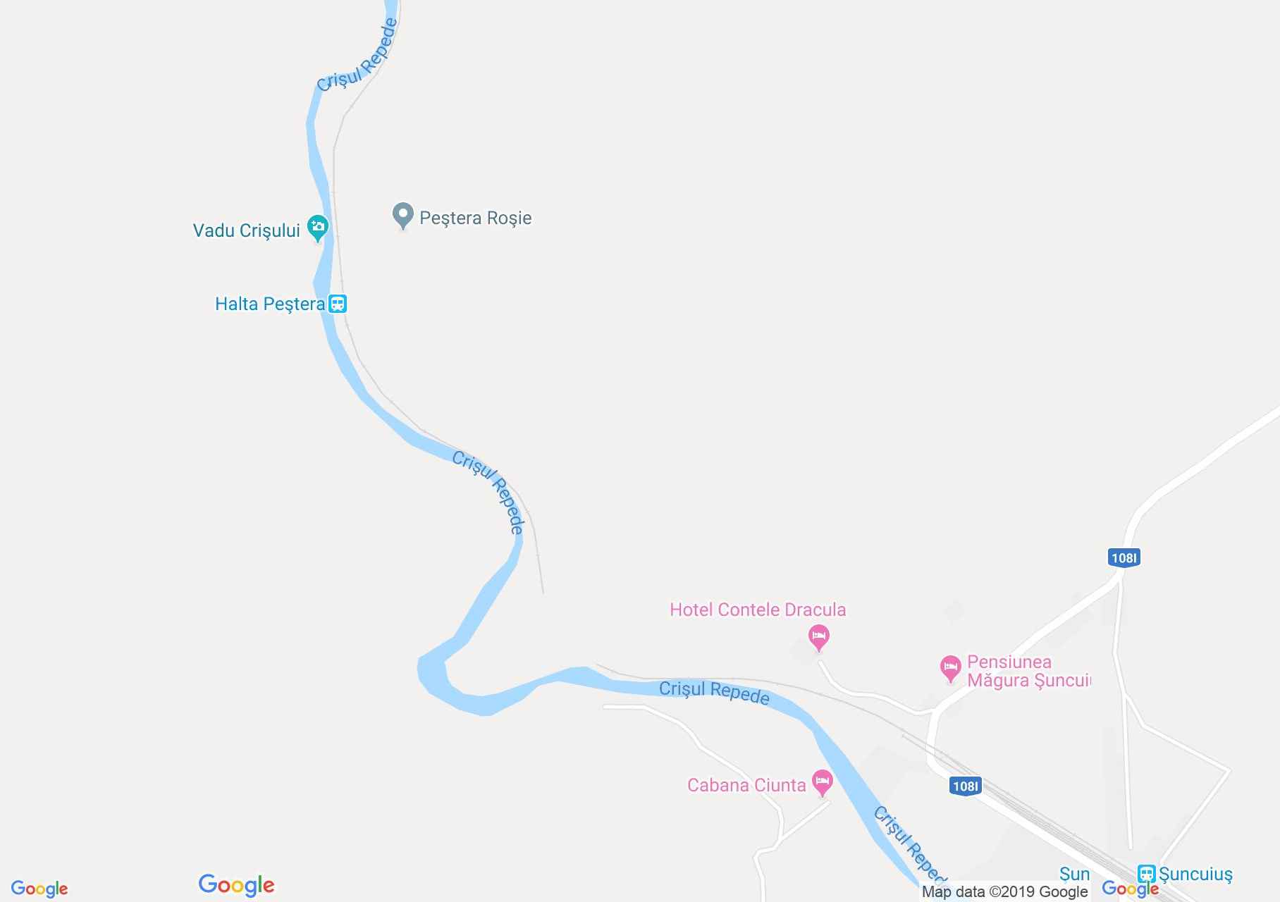 Hartă Vadu Crişului: Peştera Baia Cocoşului