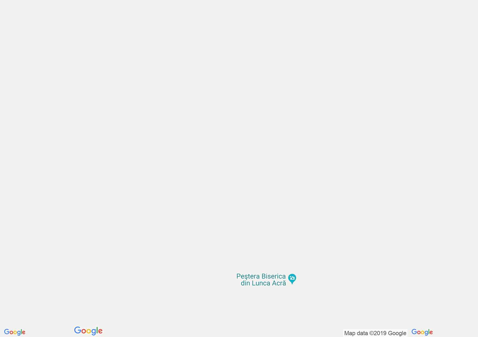 Hartă Lacul Leşu: Peştera Biserica din Lunca Acră