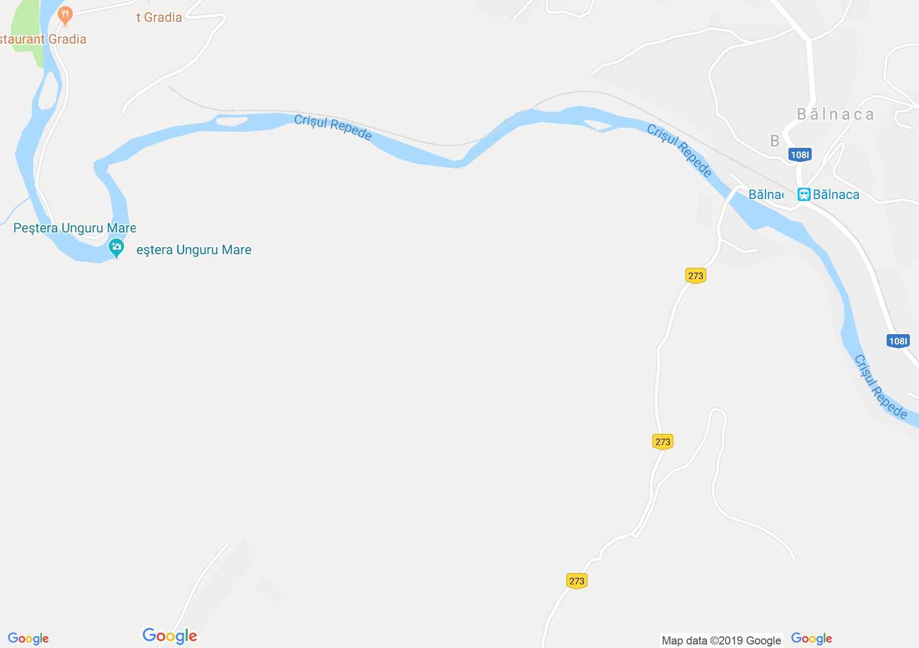 Hartă Şuncuiuş: Peştera de la Izvor