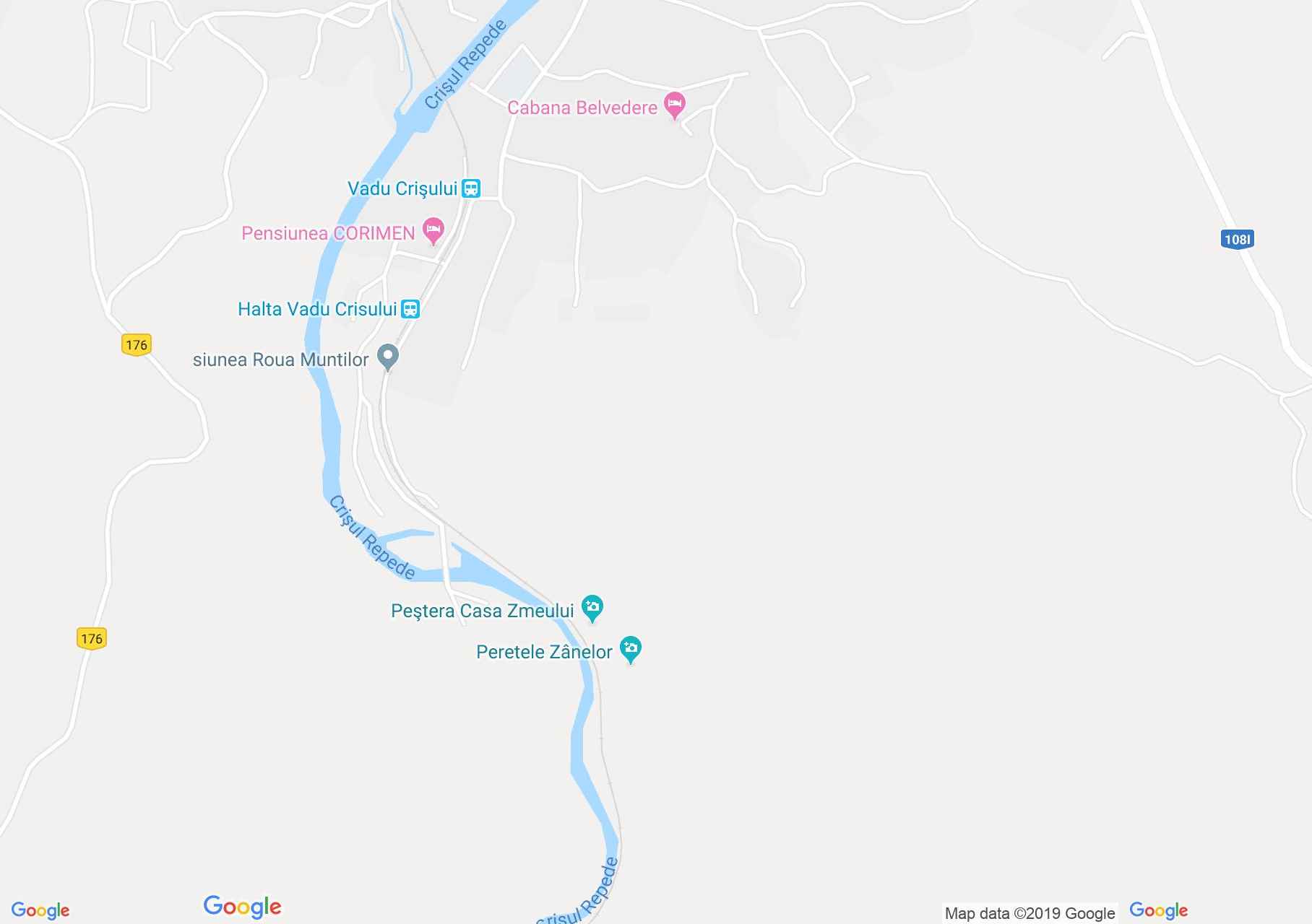 Hartă Vadu Crişului: Peştera Podireu V