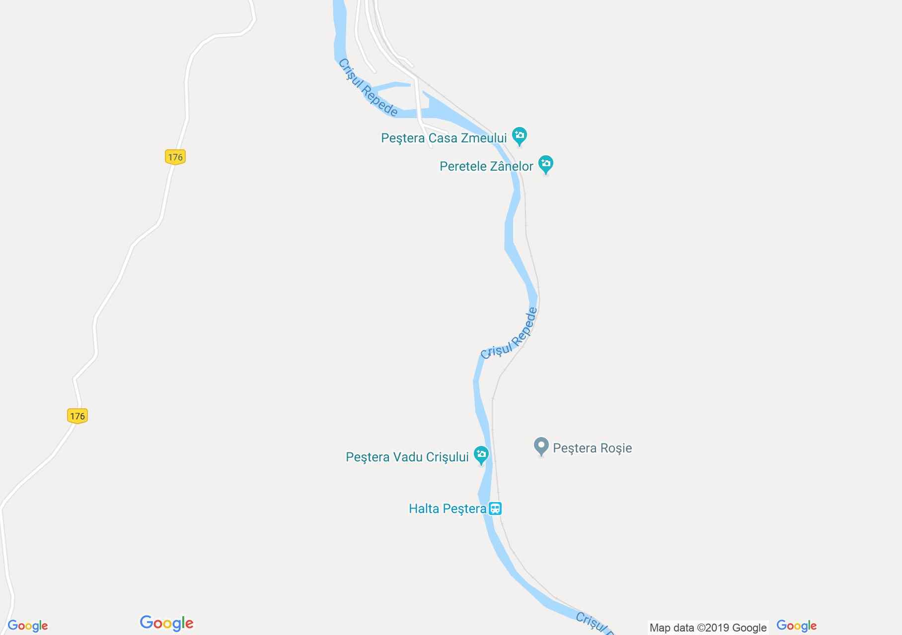 Hartă Vadu Crişului: Pestera Vadu Crişului